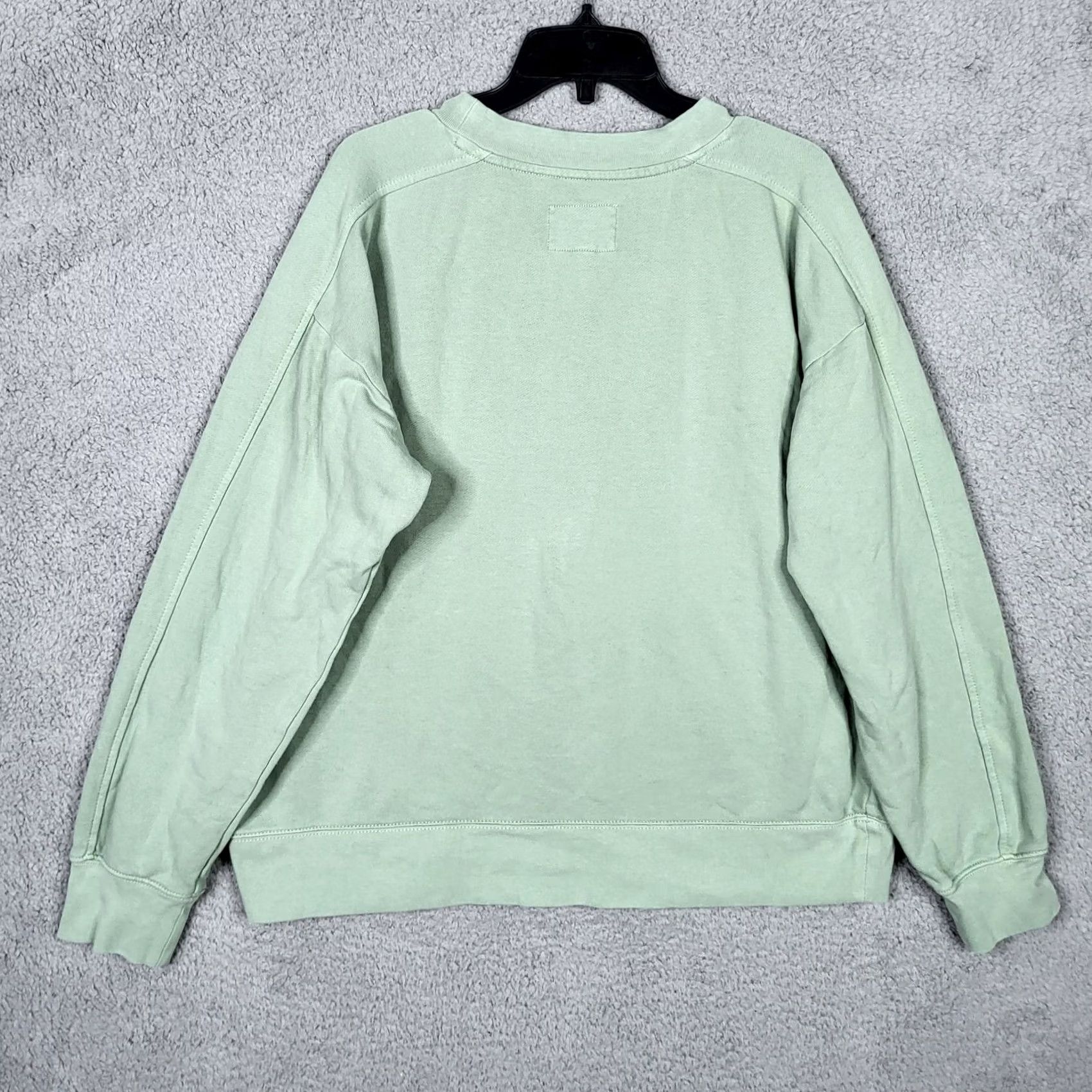 Club Monaco Club Monaco Mens teal green long sleeve round neck sweatshirt M Size US M / EU 48-50 / 2 - 2 Thumbnail