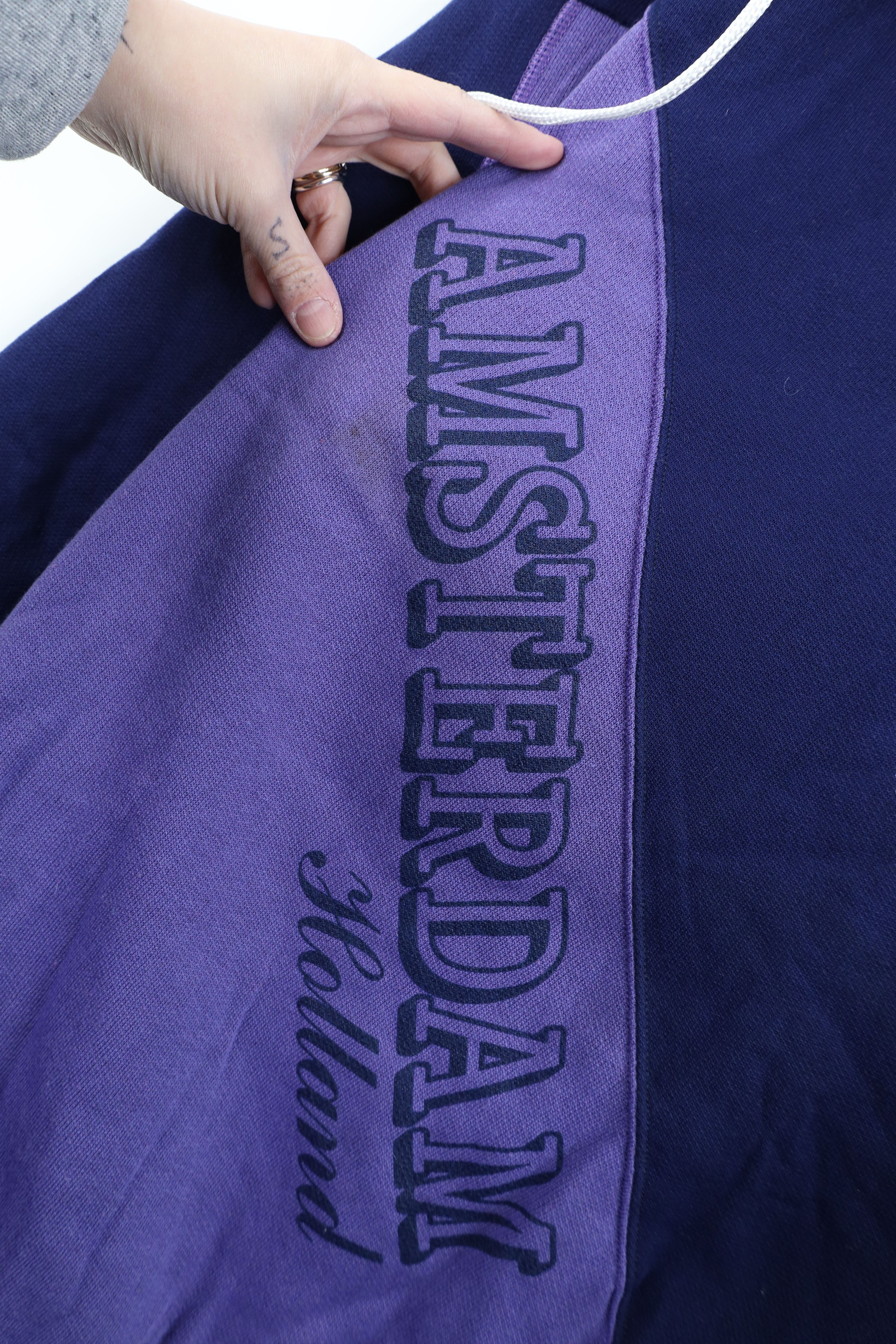 Vintage Deadstock Vintage 90s Streetwear Holland Sweatshirt Purple Size US XL / EU 56 / 4 - 6 Thumbnail