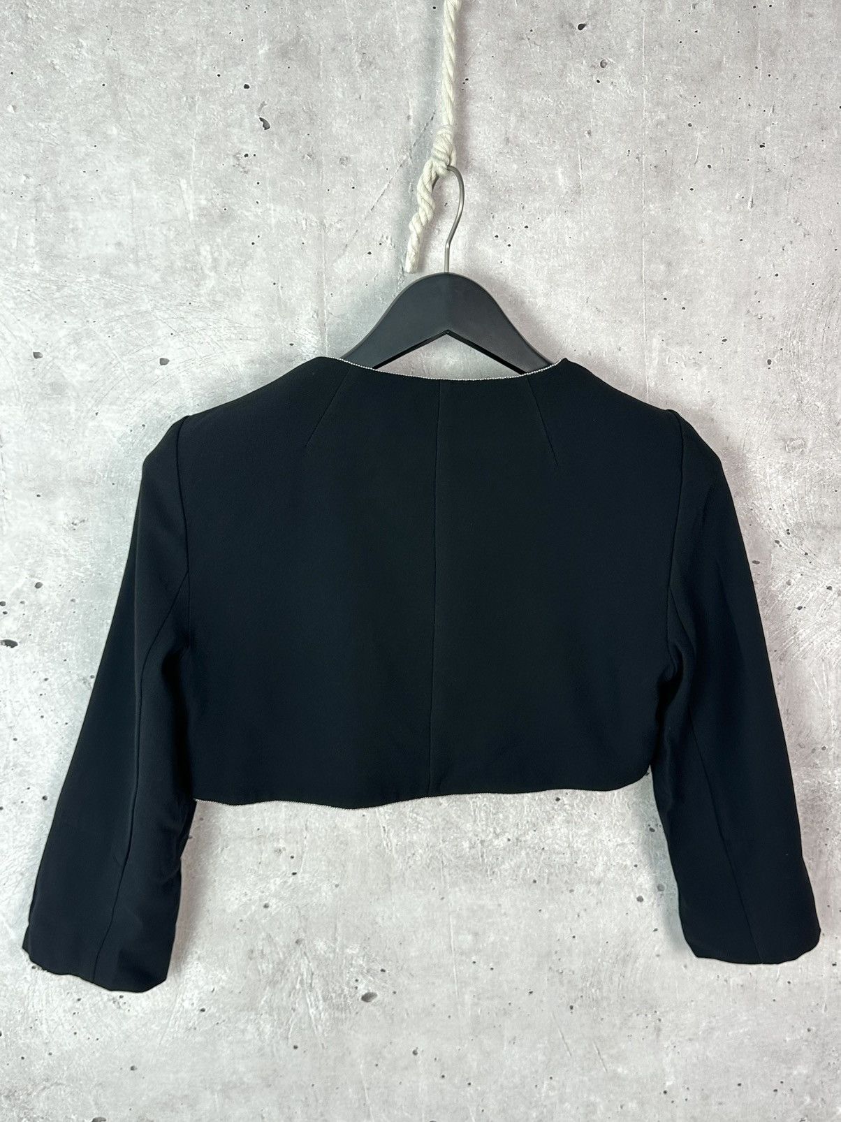 Patrizia Pepe NEW Patrizia Pepe Viscose Cropped Long Sleeve Blazer Jacket Size M / US 6-8 / IT 42-44 - 5 Thumbnail