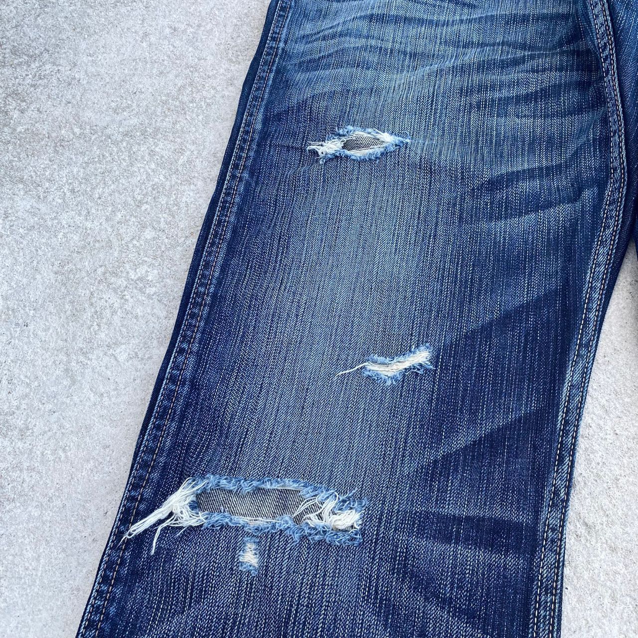 If Six Was Nine Vintage Back Number Black Label Distressed Denim Size US 32 / EU 48 - 16 Thumbnail
