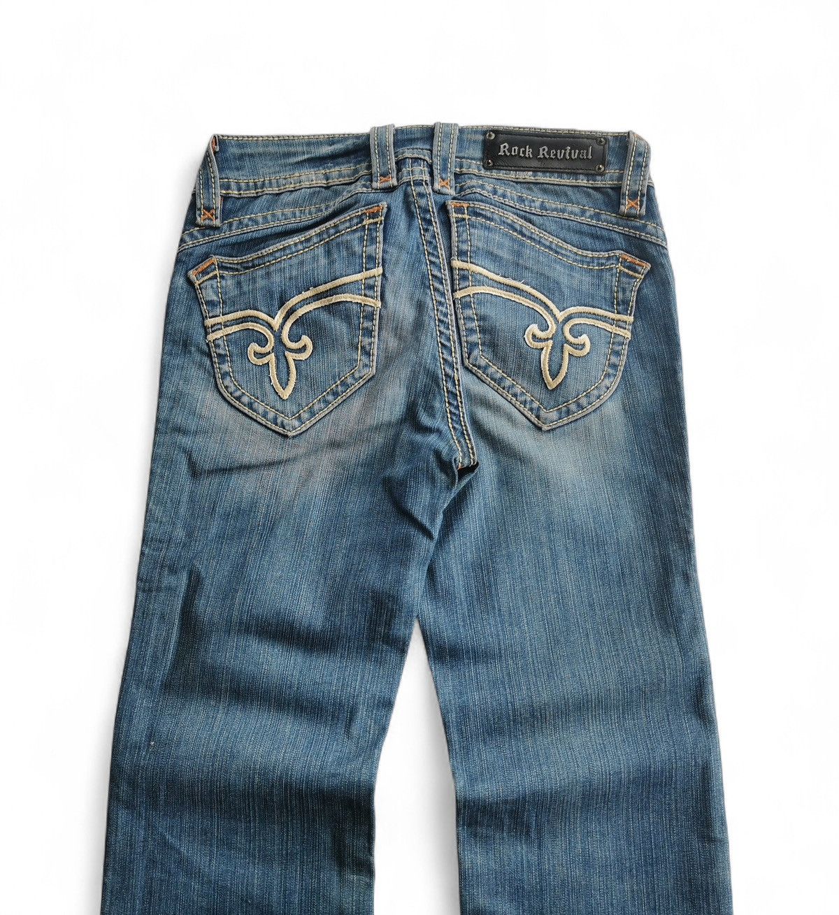 Rock Revival Rock Revival Women’s Distressed Bootcut Jeans Medium Wash Size 28" / US 6 / IT 42 - 3 Thumbnail