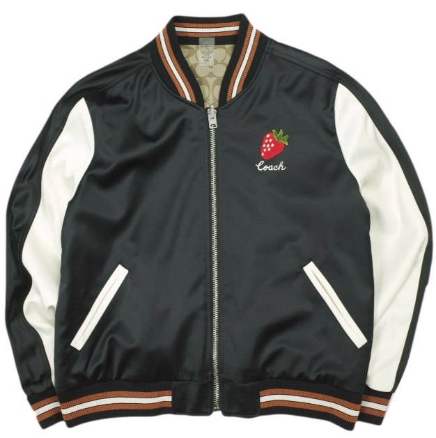 Coach Coach COACH Signature Souvenir Jacket Satin Outerwear Others Outerwear CG460 DUTY FREE for USA Size ONE SIZE - 1 Thumbnail