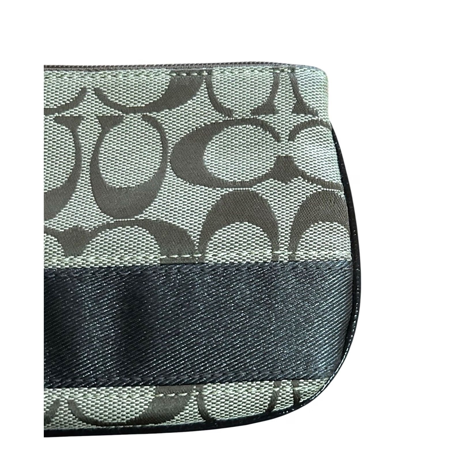 Coach Coach Signature Avary Wristlet Wallet Small Brown Jacquard Monogram Women's Read Size ONE SIZE - 3 Thumbnail