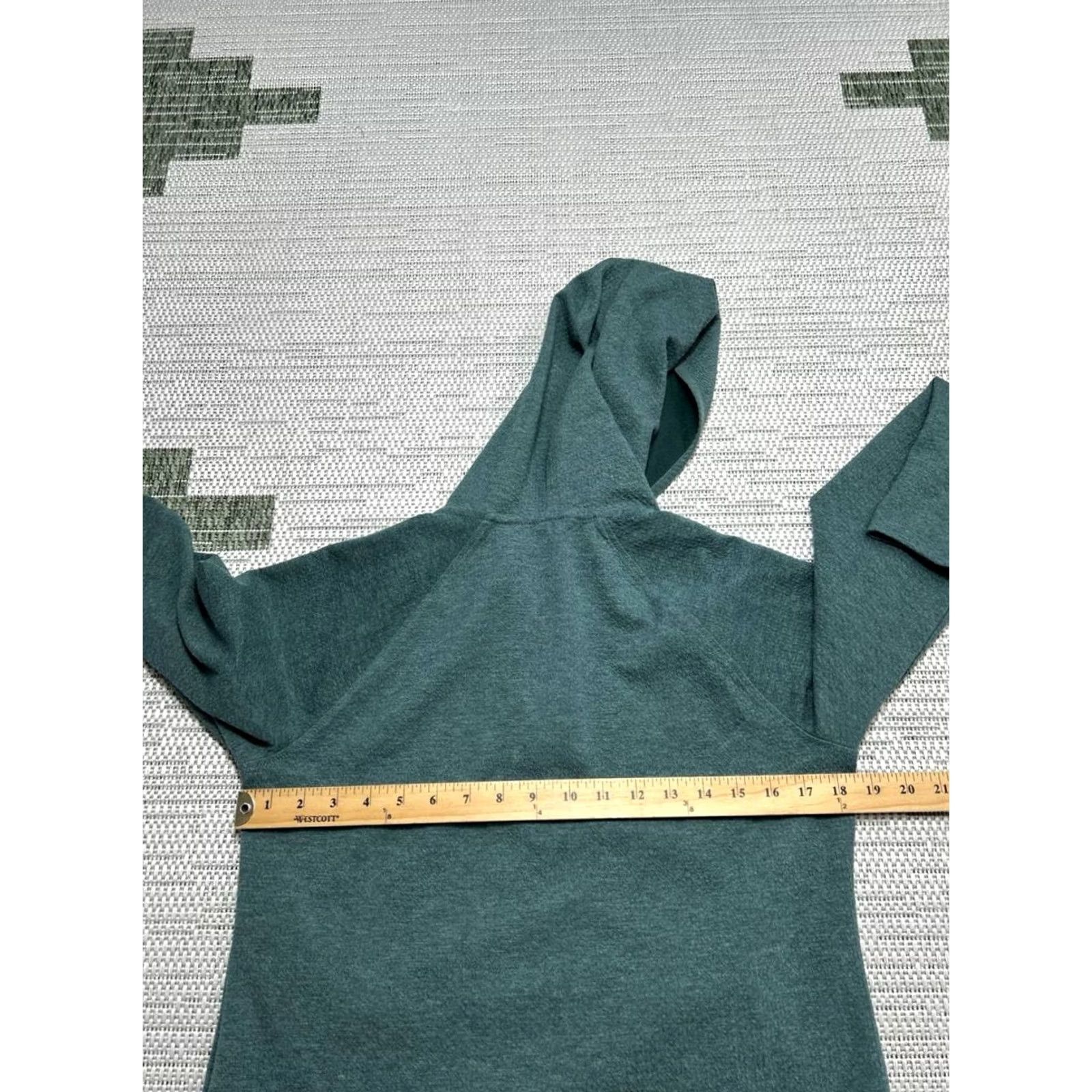 Vintage Marika Hoodie Womens Medium Green Cotton Blend Quarter Zip Size M / US 6-8 / IT 42-44 - 5 Thumbnail