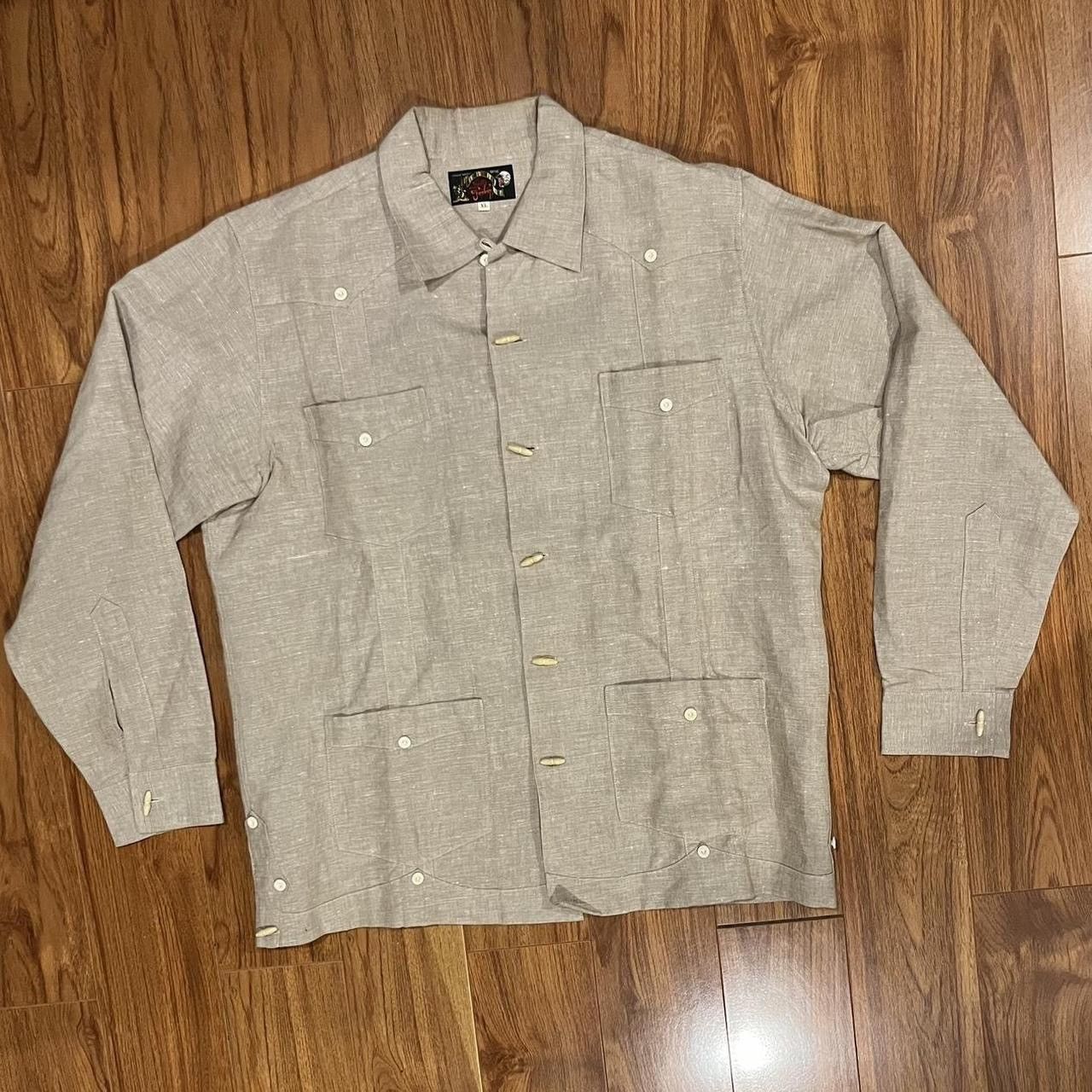 Image of Mister Freedom Meridana Shirt Ss20 in Oatmeal, Men's (Size XL)