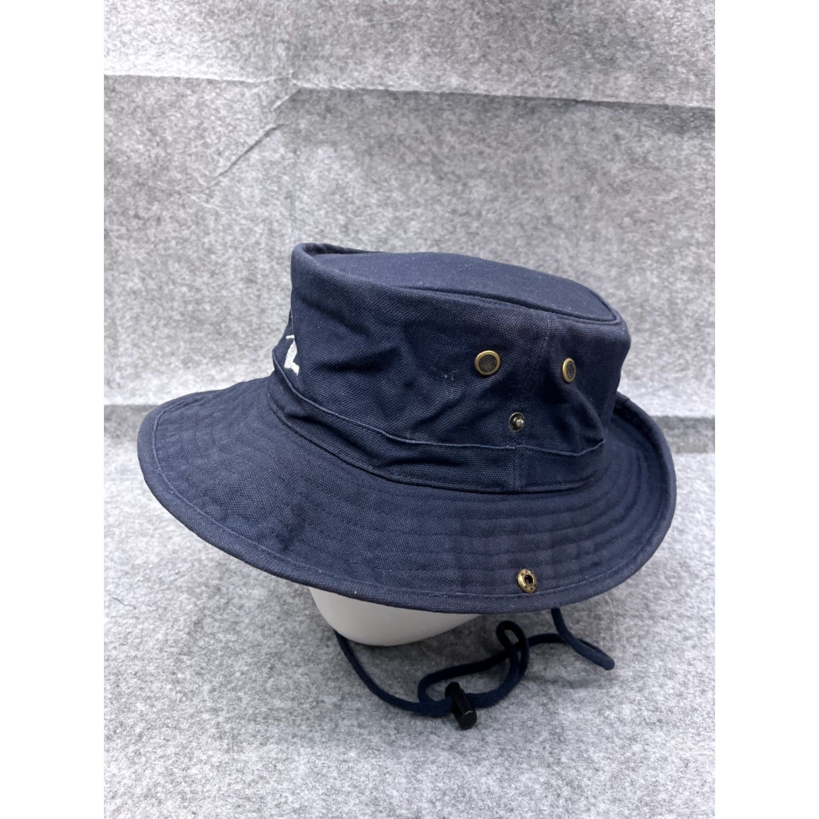 Vintage Big Accessories Blue Bucket Hat Adult One Size Cotton Lightweight Sports Beach Camping Unisex Size ONE SIZE - 4 Thumbnail