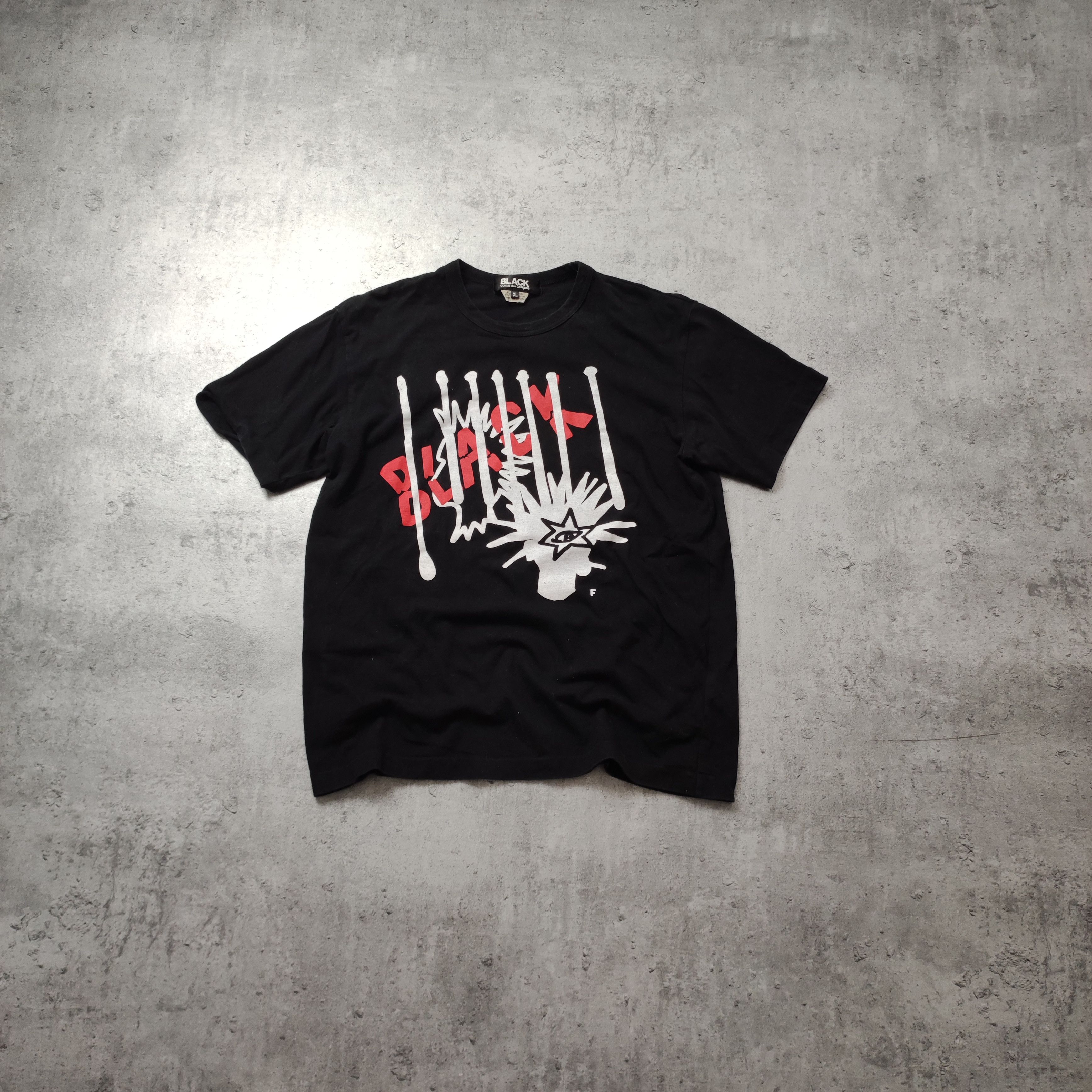 Comme des Garcons × Comme des Garcons Black RARE Limited CDG Comme Des Garcons Black Punk Tee Size US XL / EU 56 / 4 - 1 Thumbnail