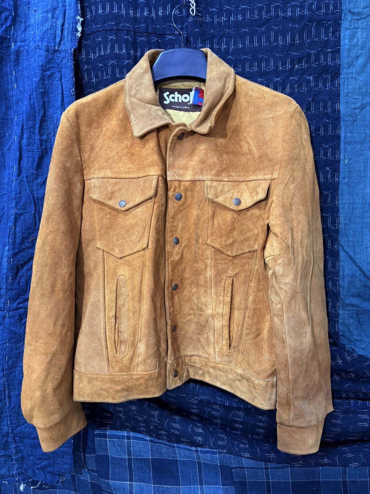 Schott Vtg Schott NYC Suede Leather Jacket Type 3 3sixteen 3🟦 Size US M / EU 48-50 / 2 - 1 Thumbnail