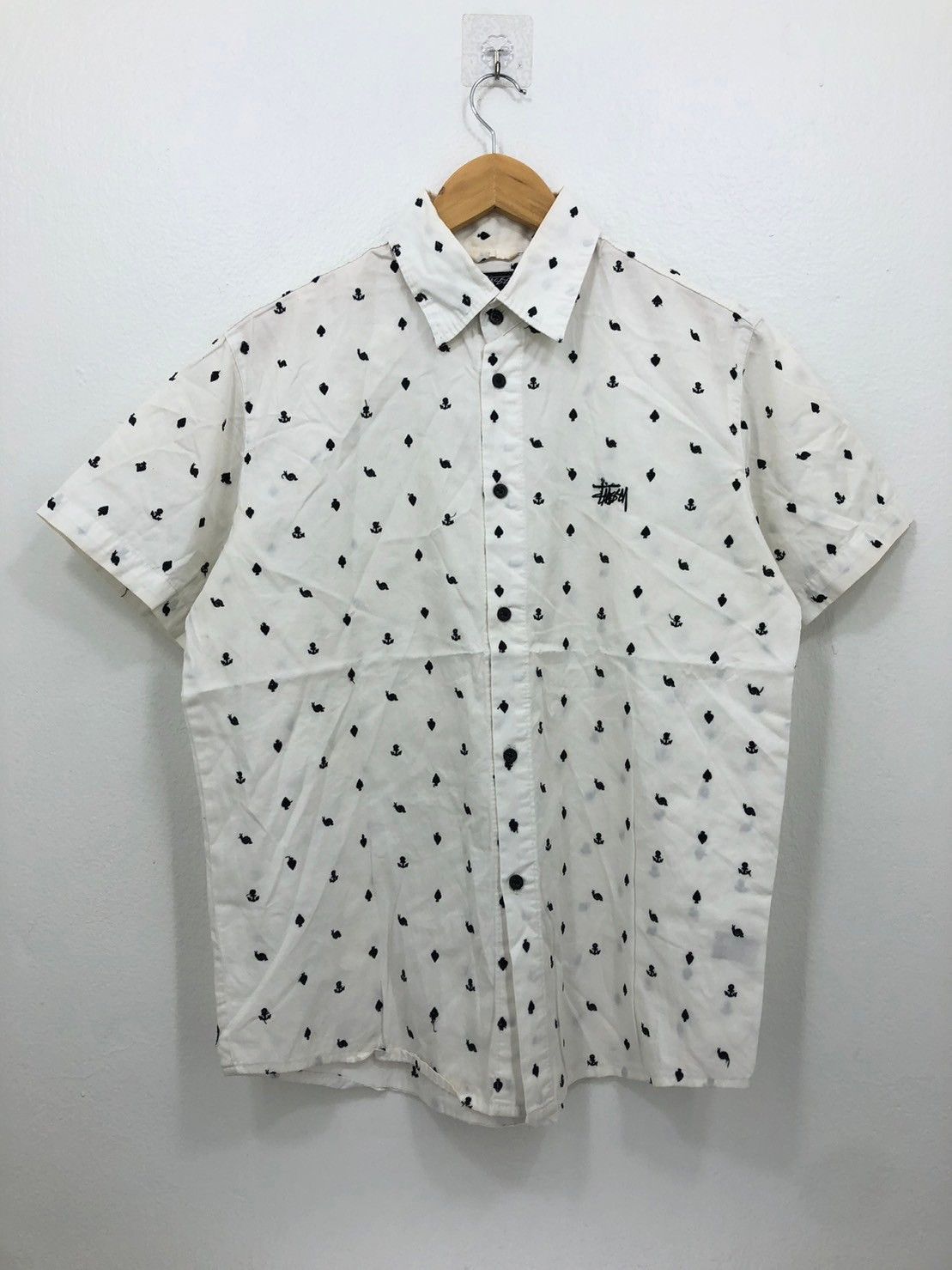 Stussy × Vintage Vintage Stussy shirt Button ups Embroidered BN Size US L / EU 52-54 / 3 - 3 Thumbnail
