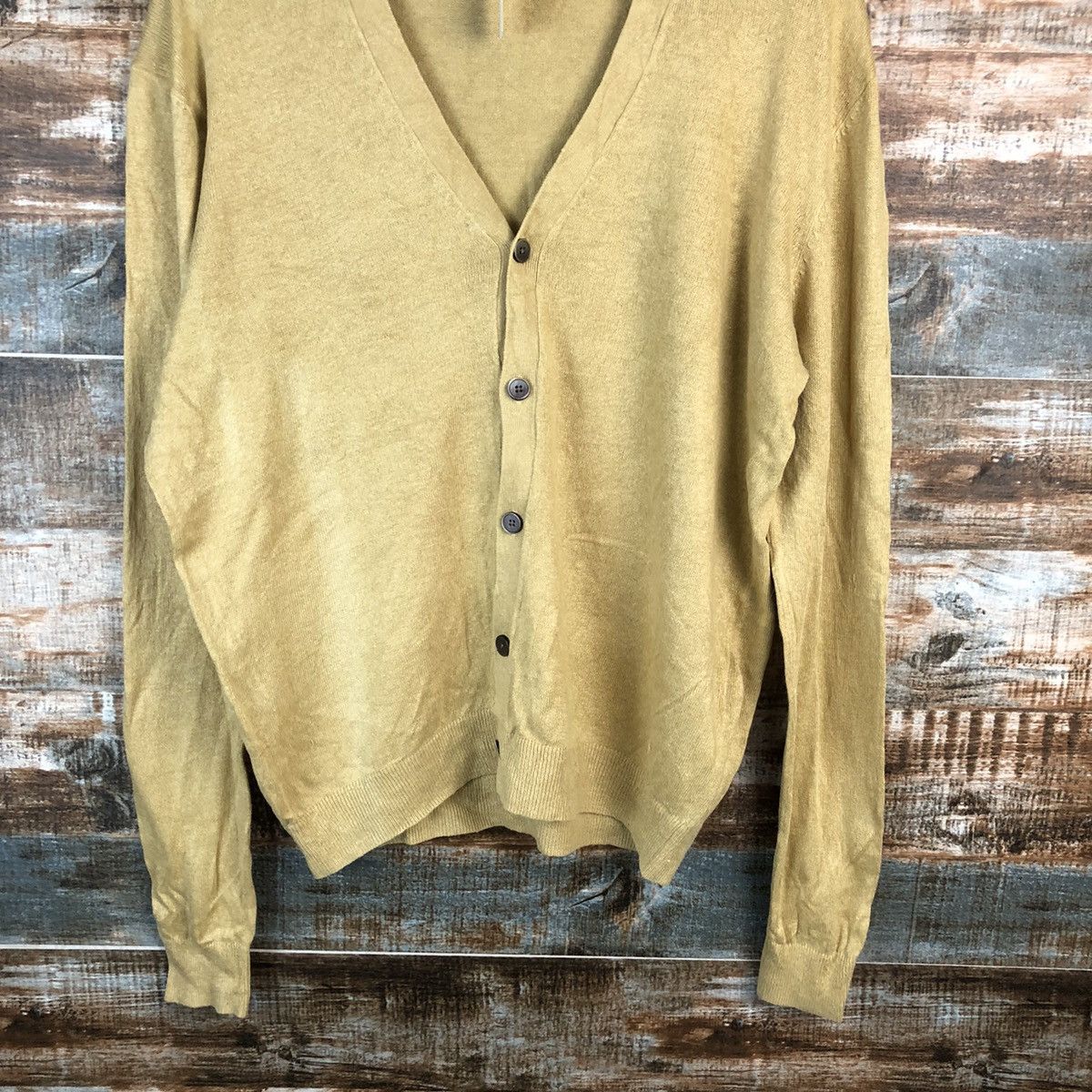 Japanese Brand Uniqlo Brown Cardigan Knitwear #A1568 Size US L / EU 52-54 / 3 - 6 Thumbnail