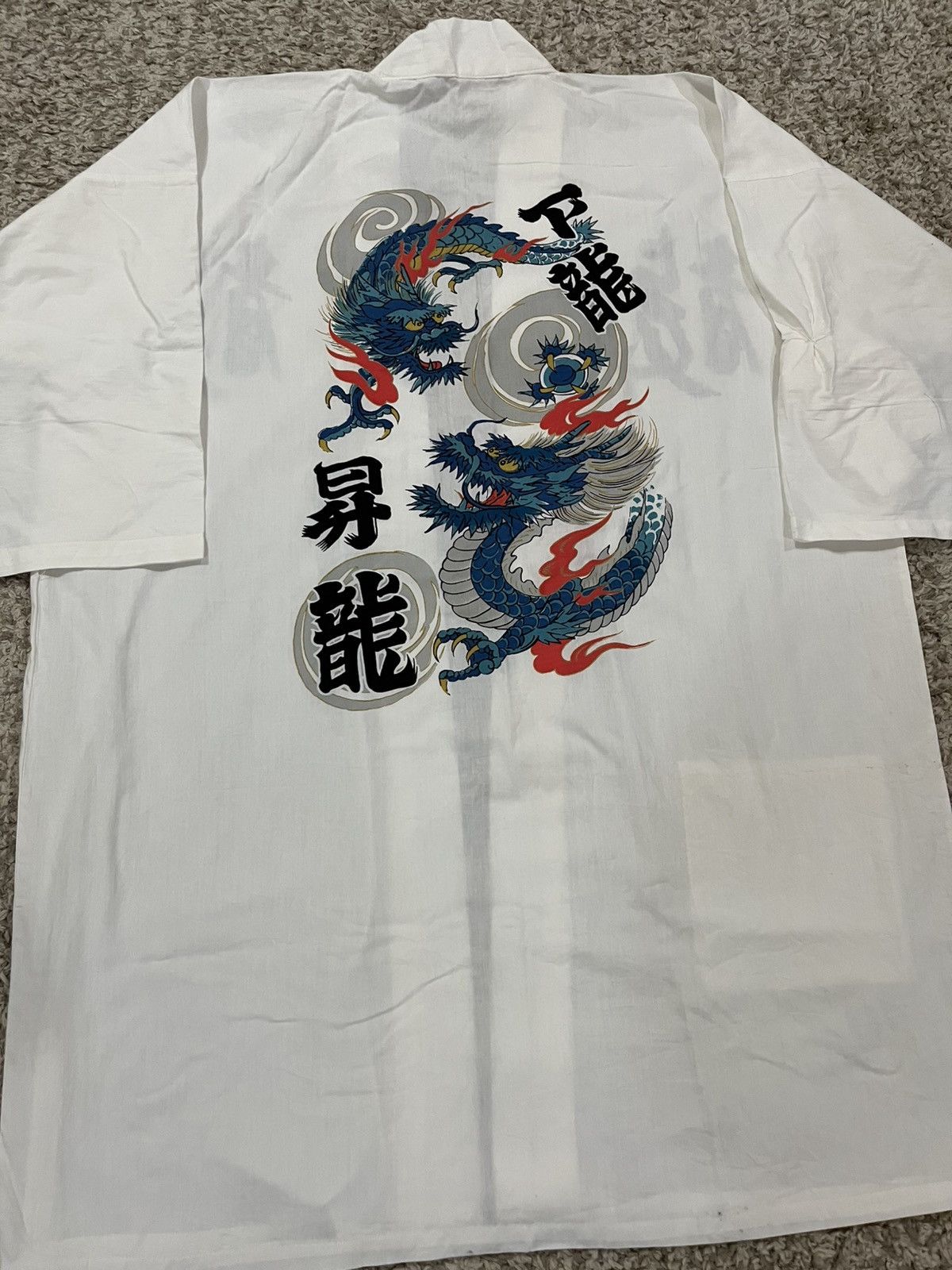 Japanese Brand 🔥 JUGUEMM Dragon Happi Kimono Jacket - Size Free Size US M / EU 48-50 / 2 - 3 Thumbnail