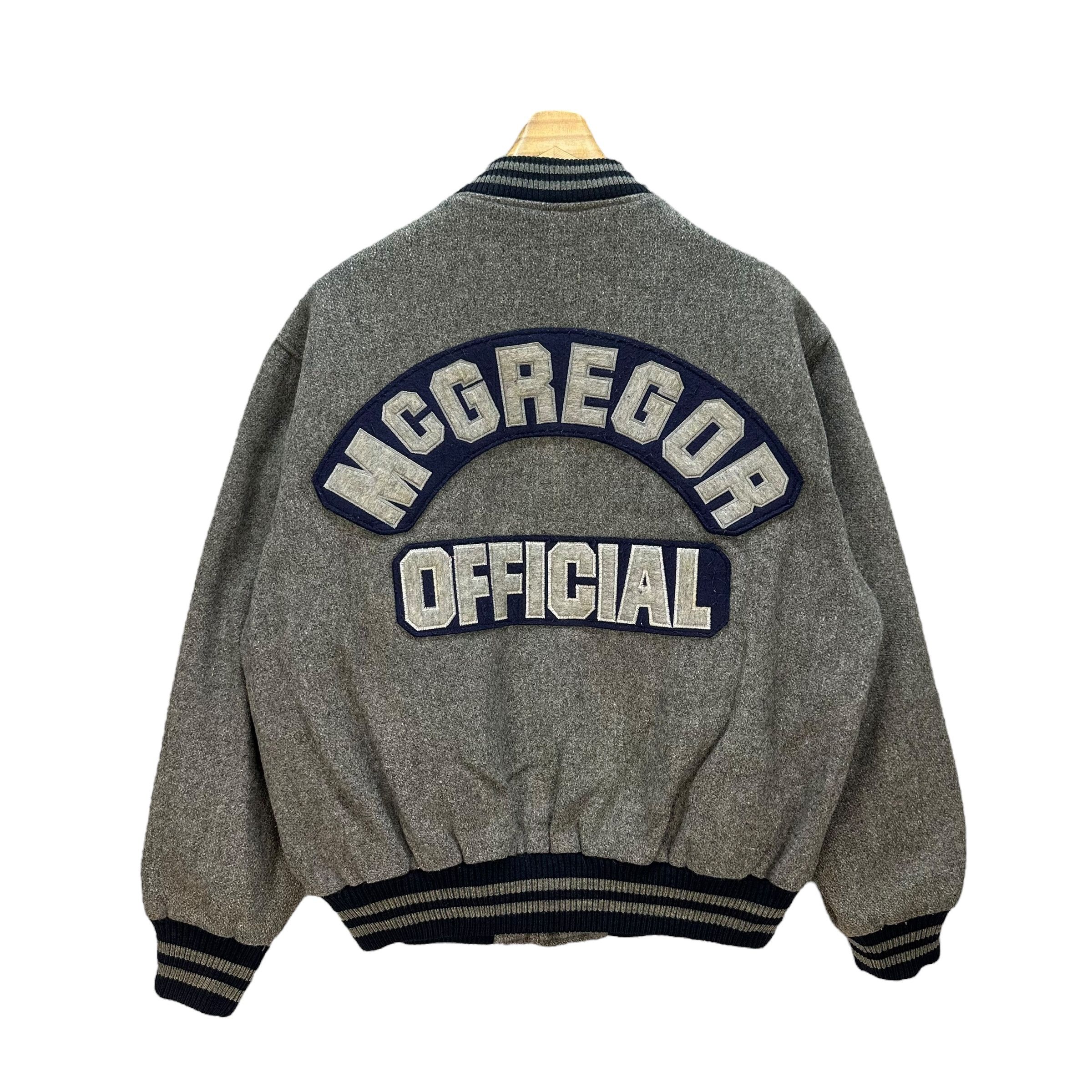 McGregor MCGREGOR OFFICIAL BIG LOGO VARSITY JACKET #8908-037 Size US L / EU 52-54 / 3 - 1 Thumbnail