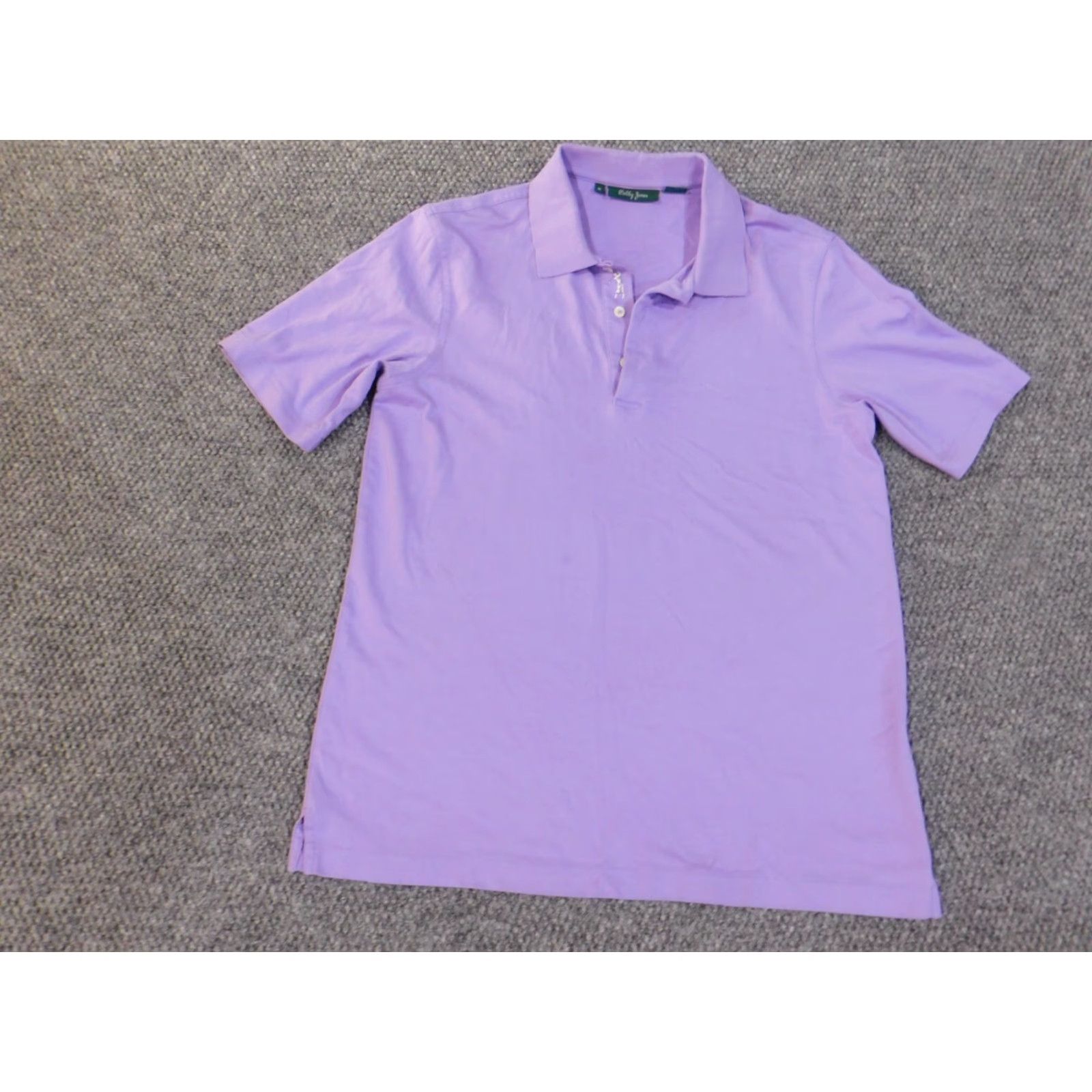 Vintage Bobby Jones Polo Shirt Mens Medium Purple Solid Knit Cotton Polyester Short Sleeve Collared Button Pockets Sports Golf Casual Size US M / EU 48-50 / 2 - 3 Thumbnail