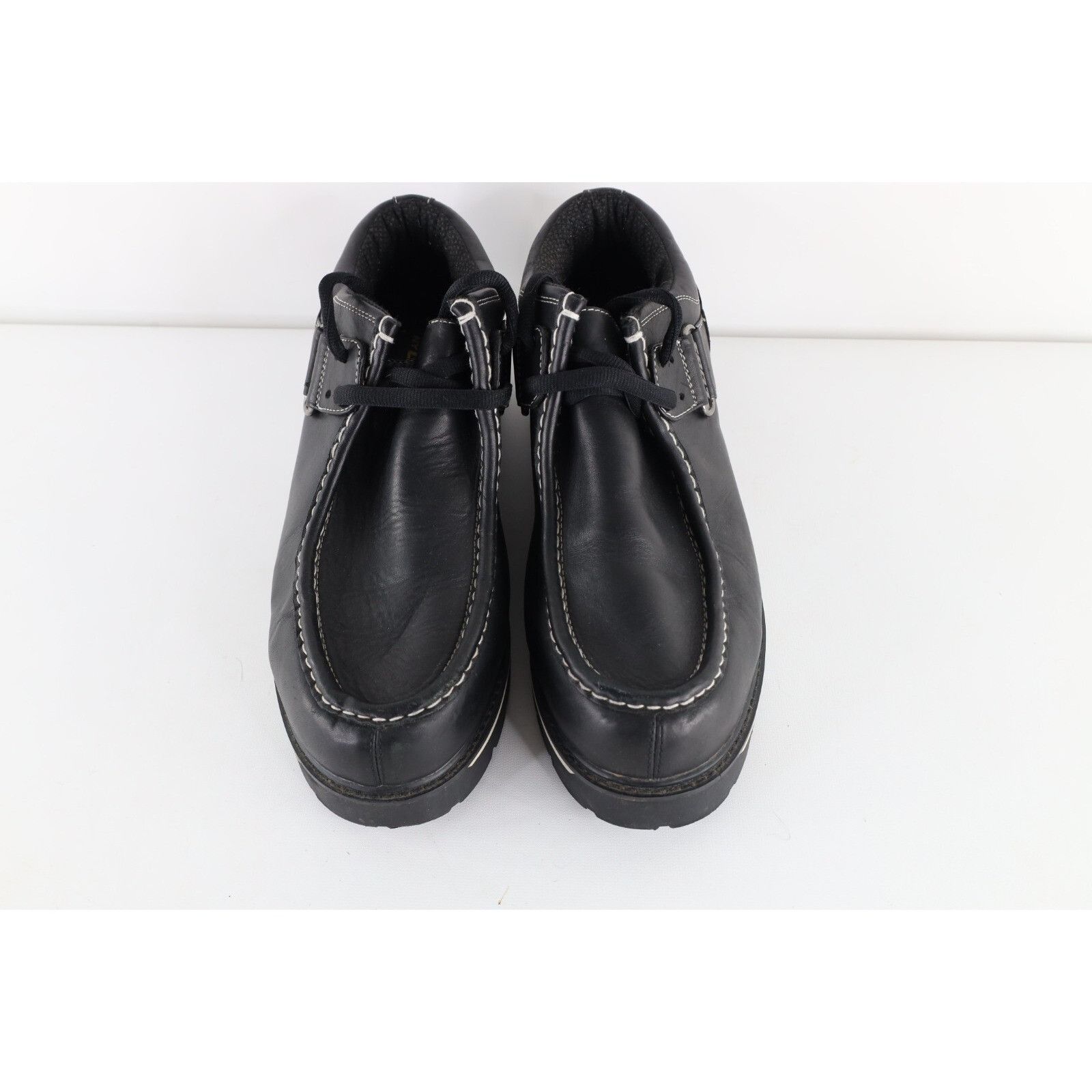Lugz Vintage 90s Y2K NY Lug Co Lugz Heavyweight Leather Moc Boots Size US 15 / EU 48 - 2 Thumbnail