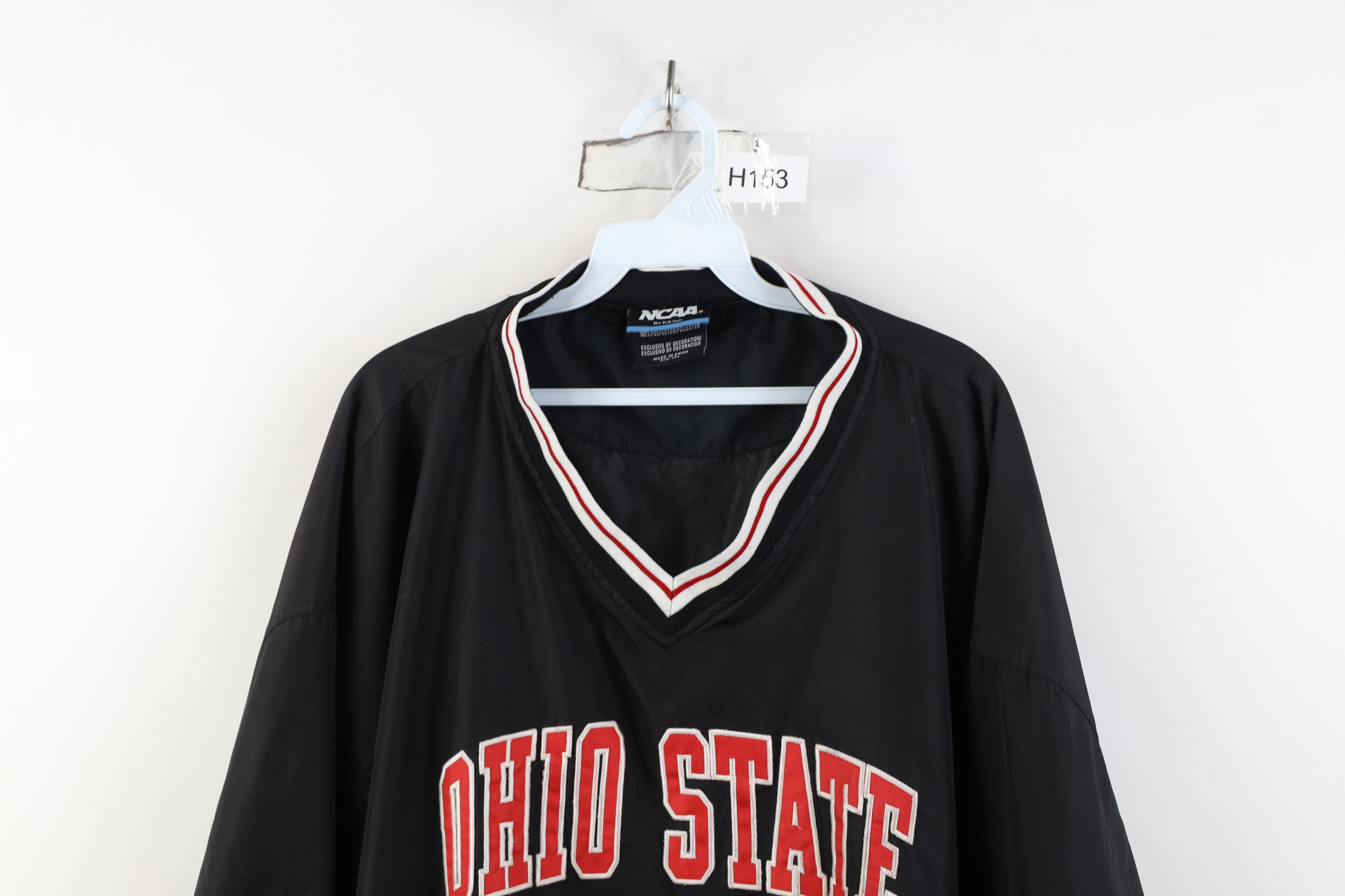 Vintage Vintage 90s Ohio State University Windbreaker Jacket Size US XXL / EU 58 / 5 - 2 Thumbnail