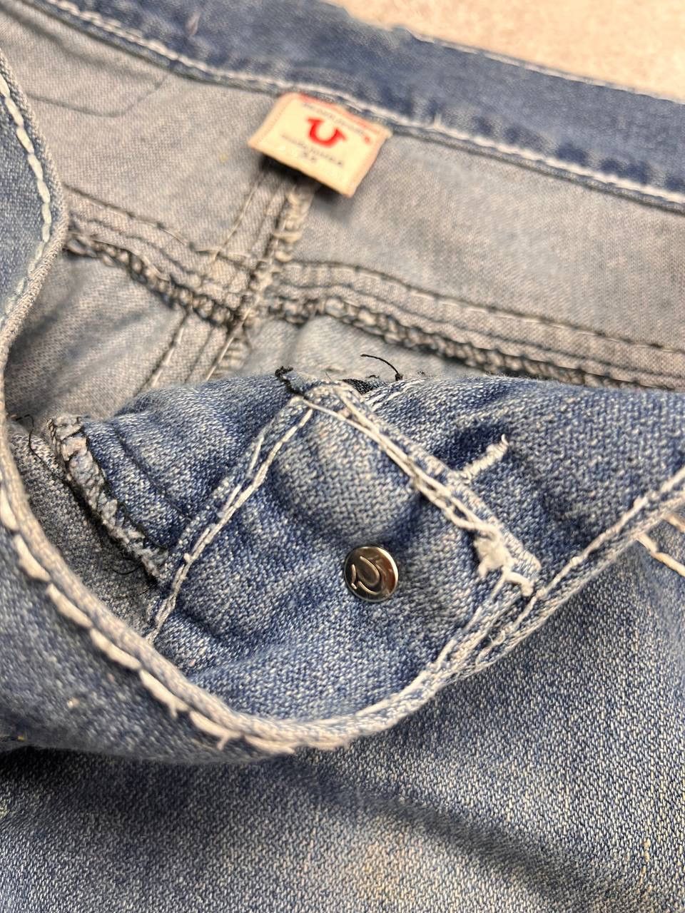 Other QUICK SALE⚡️VINTAGE TRUE RELIGION BAGGY FLARED JEANS Y2K 34 Size US 34 / EU 50 - 8 Thumbnail