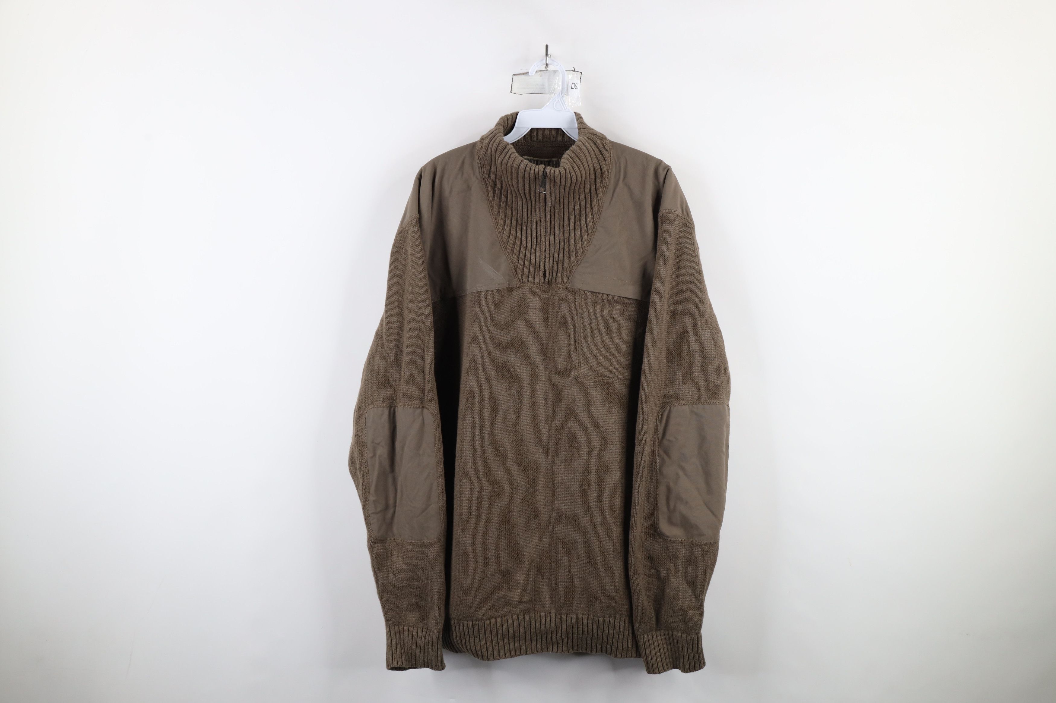 Duluth Trading Company × Vintage Duluth Trading Co Brigadier Mock Neck Half Zip Sweater Bark Size US XXL / EU 58 / 5 - 1 Thumbnail
