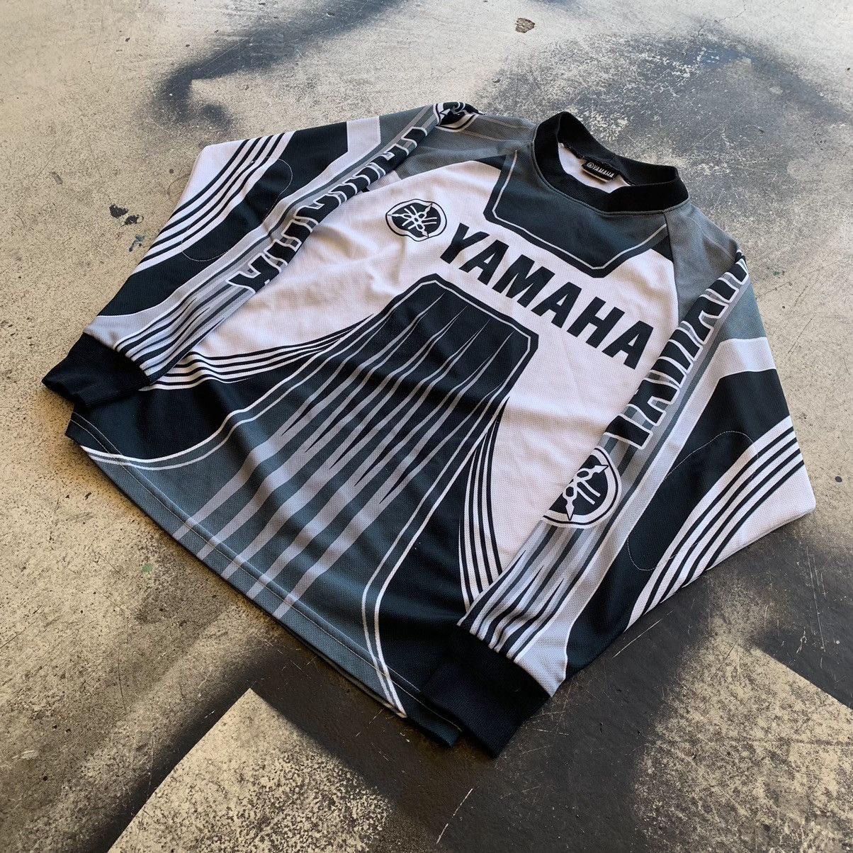 Vintage × Yamaha Vintage Crazy 90’s Baggy Fox Racing Style Yamaha Jersey Size US L / EU 52-54 / 3 - 2 Thumbnail