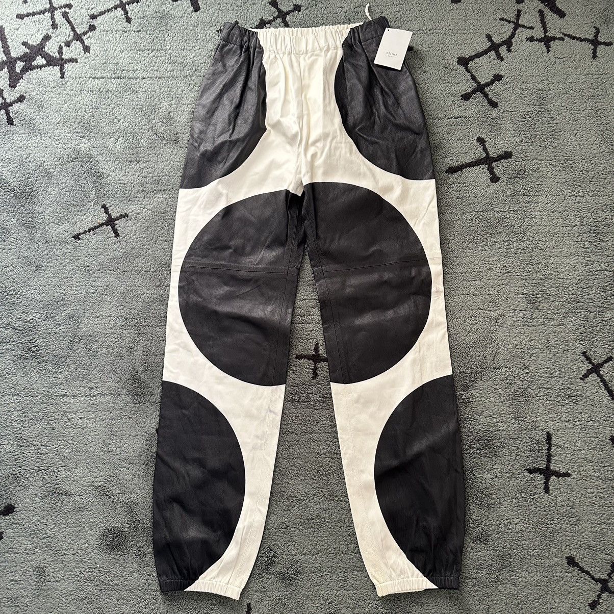 Celine × Phoebe Philo Celine Philo Era Old Celine Fall 2018 Leather Pants Size 26" / US 2 / IT 38 - 1 Thumbnail