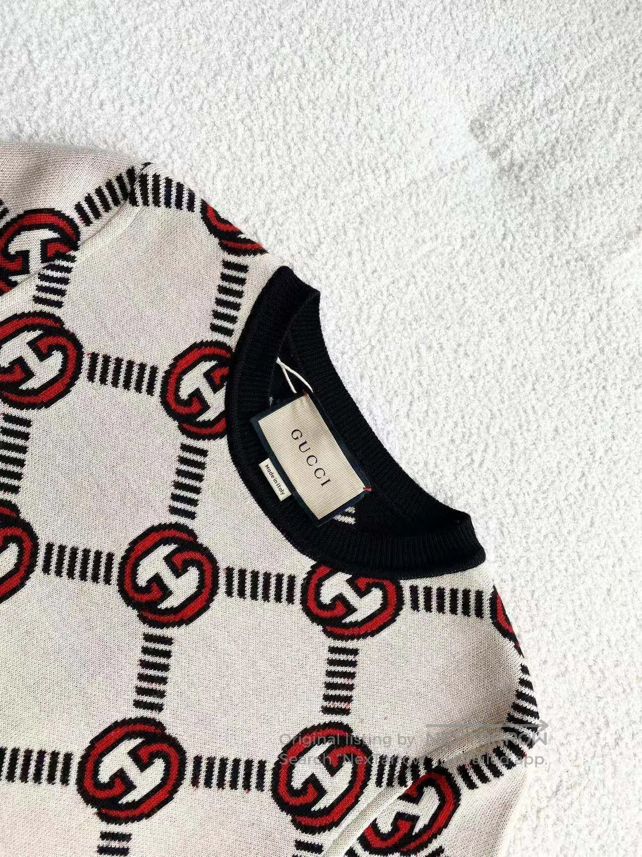Gucci Guicci The old flower is full of prints, and the knitted s Size XS / US 0-2 / IT 36-38 - 4 Thumbnail
