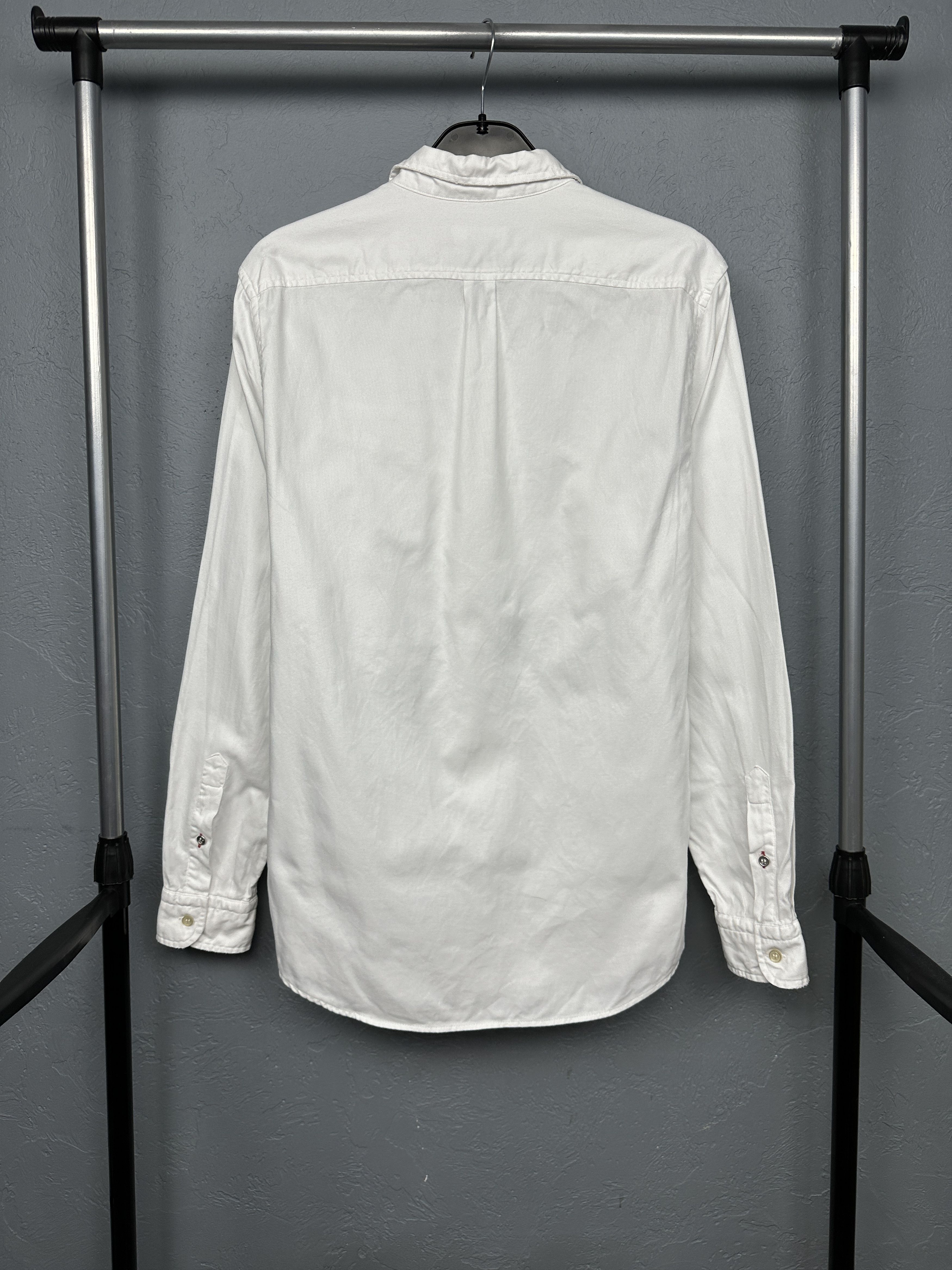 Diesel Diesel Mens Long Sleeve White Shirt Size US M / EU 48-50 / 2 - 9 Thumbnail