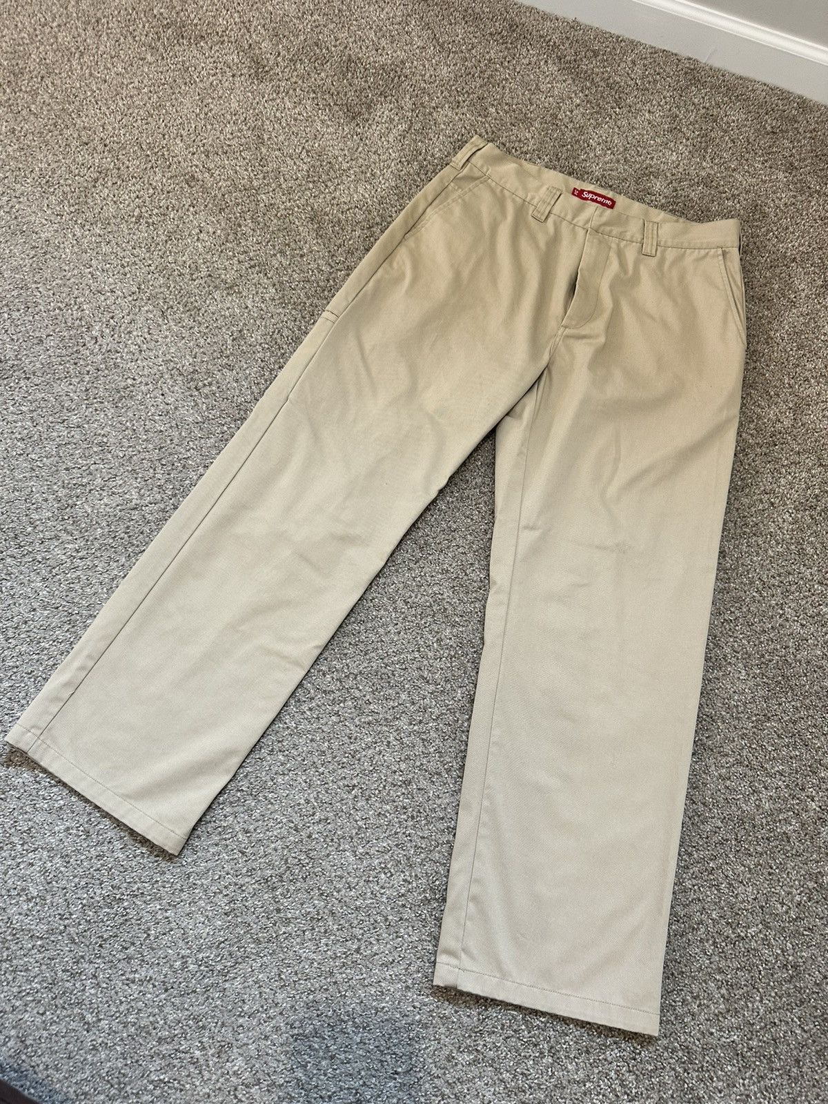 Supreme Supreme Work Pant - Khaki - 34 Unworn | Grailed