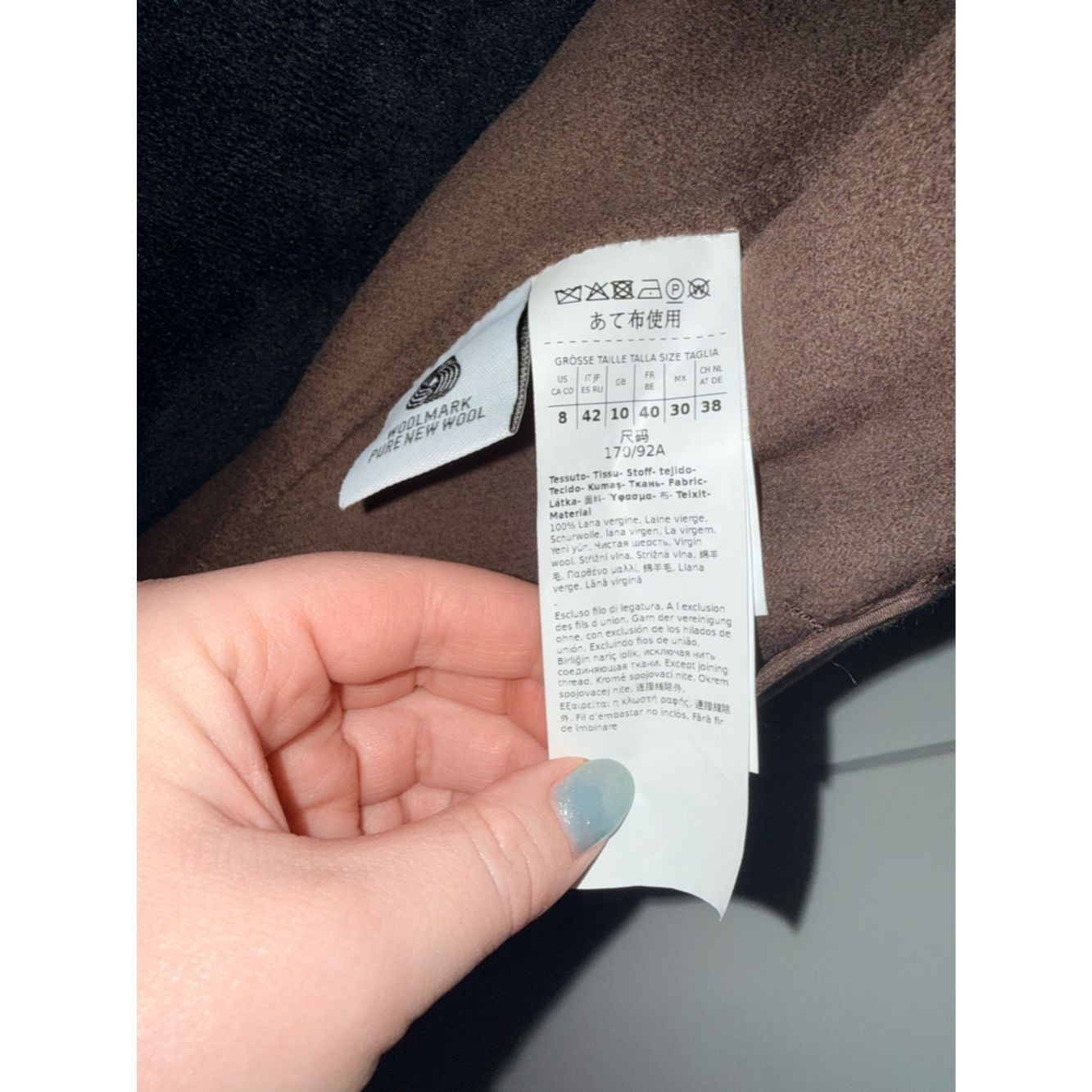 Max Mara MaxMara Louise Short Wool Double Face Coat 8 Brown Tie Peac Size M / US 6-8 / IT 42-44 - 5 Thumbnail
