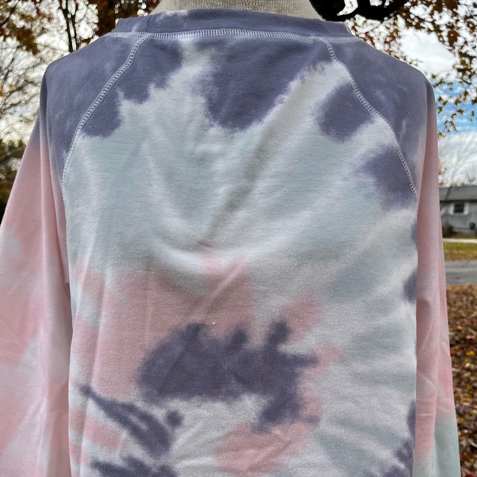 Vintage Vintage Pastel Tie Dye Sweatshirt Size Medium Oversized Fit Size M / US 6-8 / IT 42-44 - 4 Thumbnail