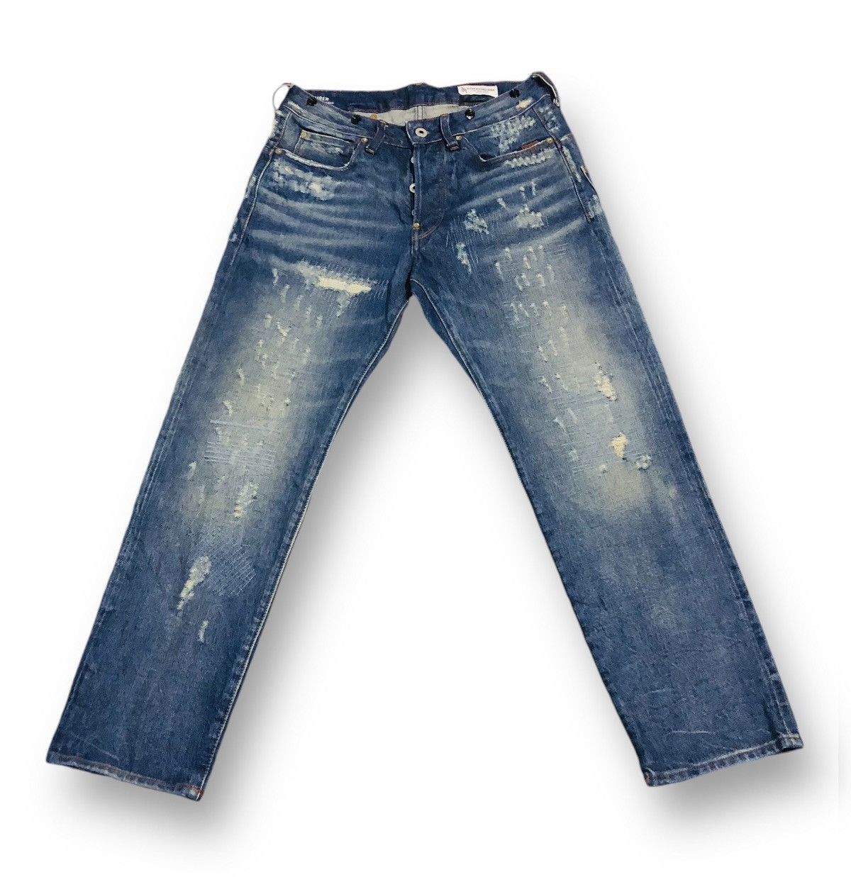 G-Star × Vintage G-Star Distressed Style Denim Jeans (1) Size US 30 / EU 46 - 1 Thumbnail