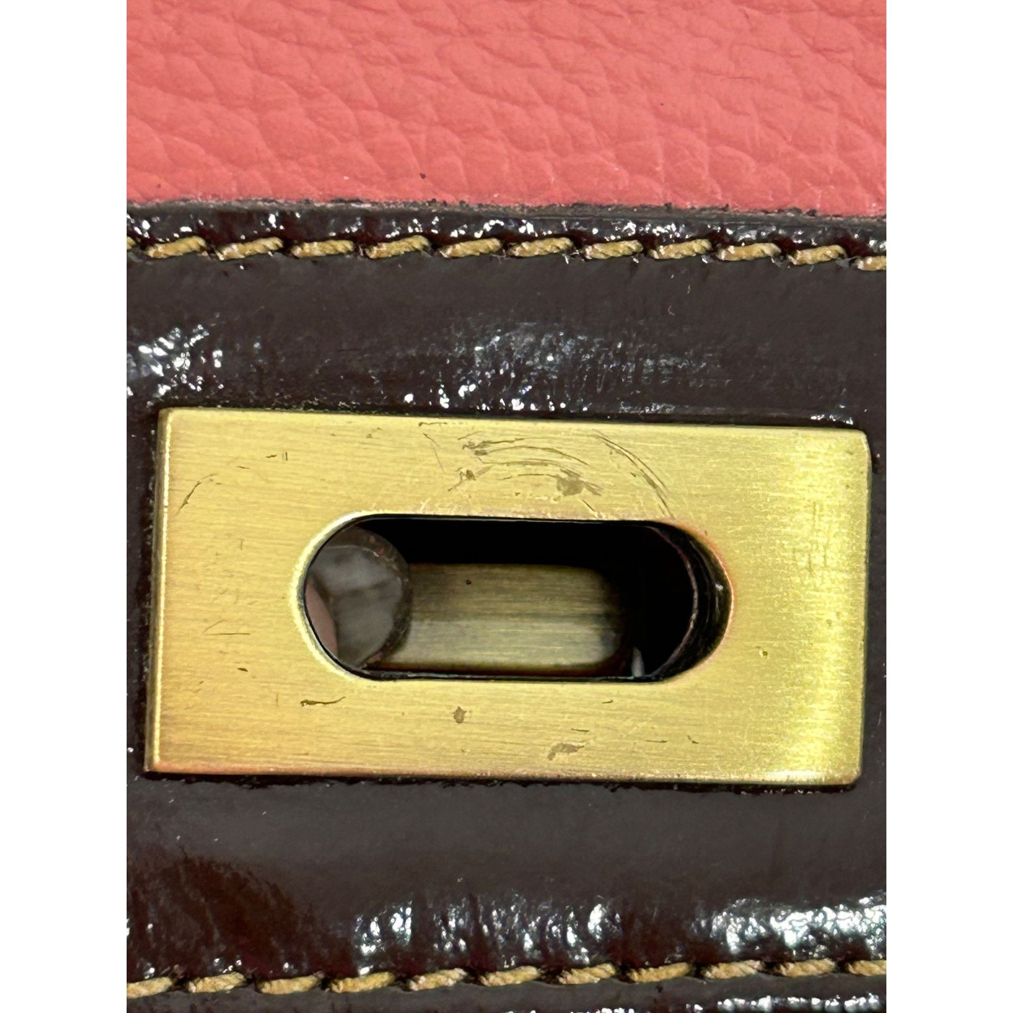 Other Americana By Sharif Vintage Crossbody Purse Pink Brown Strap Size ONE SIZE - 15 Thumbnail