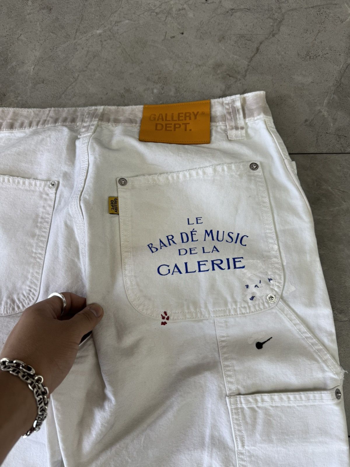 Gallery Dept. Gallery Dept LE BAR DÉ MUSIC DE LA GALERIE Painted Flares Size US 32 / EU 48 - 3 Thumbnail