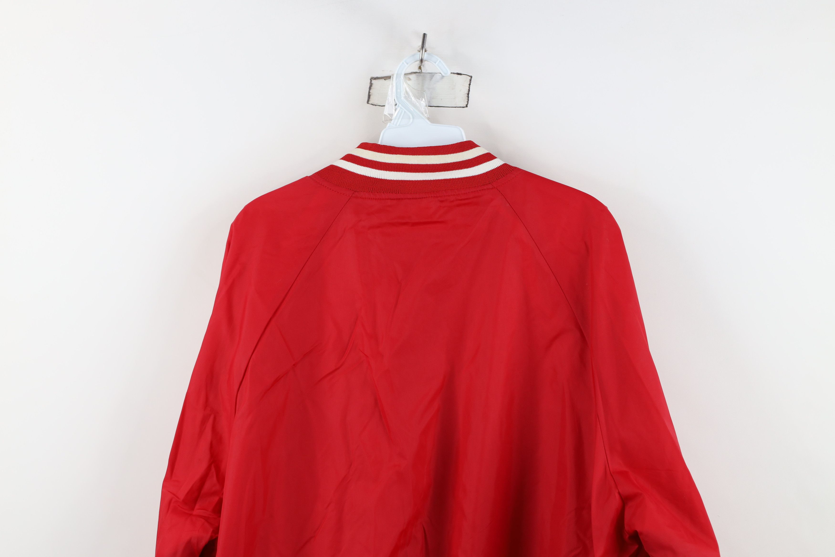 Vintage Vintage 80s 90s Seneca Apples Lined Satin Bomber Jacket USA Size US XL / EU 56 / 4 - 13 Thumbnail