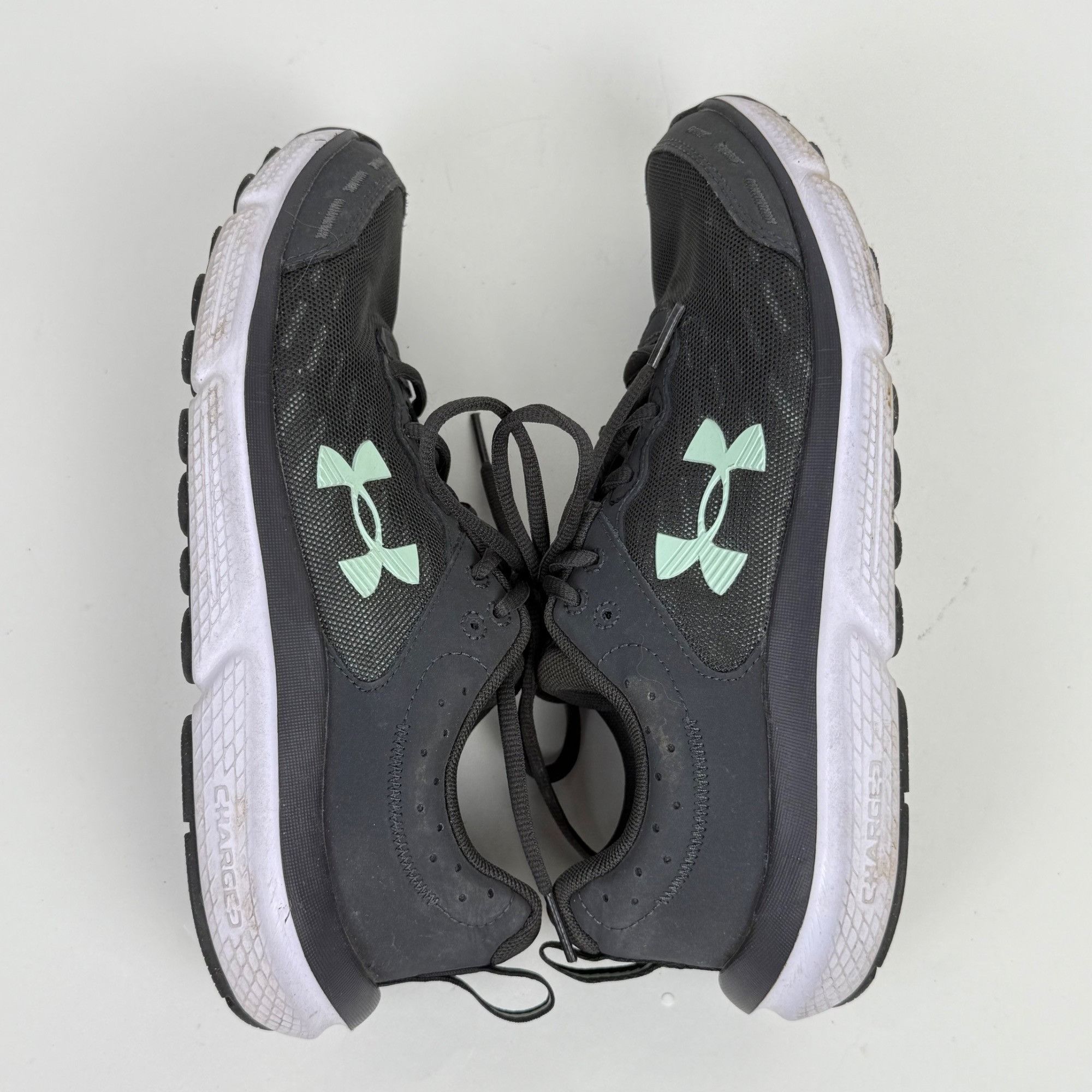 Under Armour Under Armour Charged Gray Running Athletic Shoes 8.5 Size US 8.5 / IT 38.5 - 9 Thumbnail