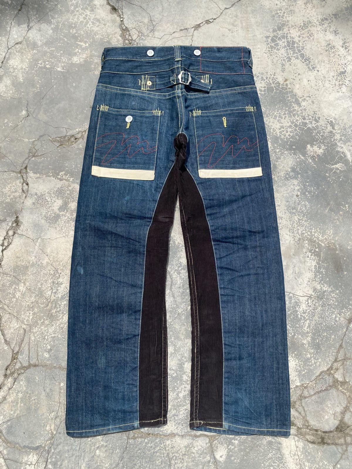 Japanese Brand MIXED UP CONFUSION Hybrid Jeans Size US 33 - 2 Thumbnail