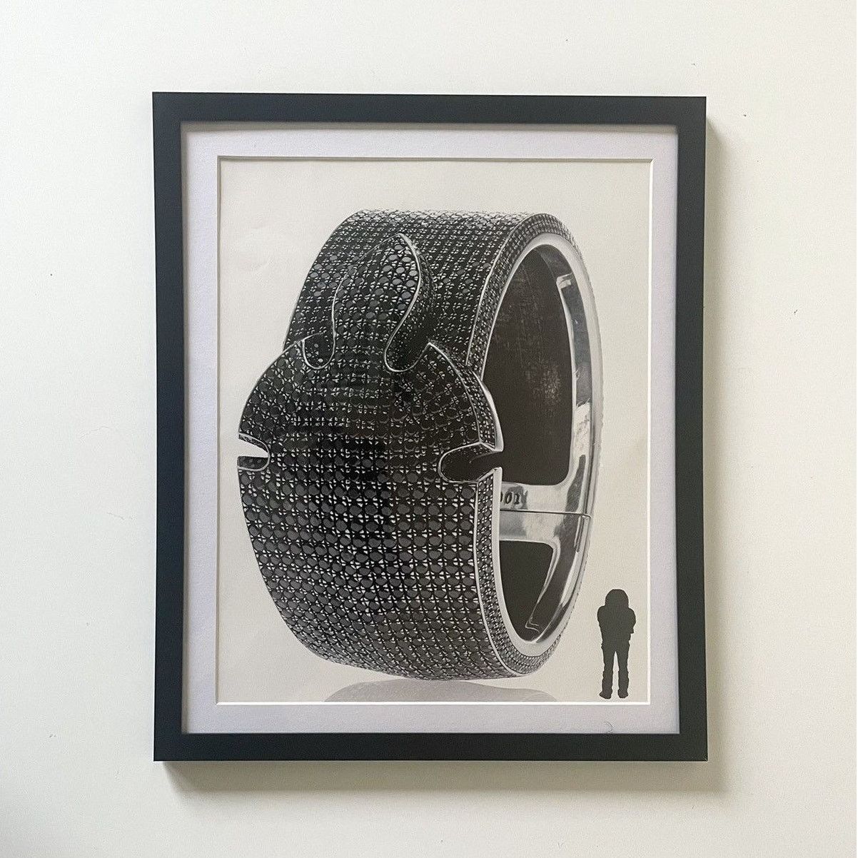 Chrome Hearts × Vintage Chrome Hearts Close Up belt buckle Poster framed 9x11 Size ONE SIZE - 1 Thumbnail