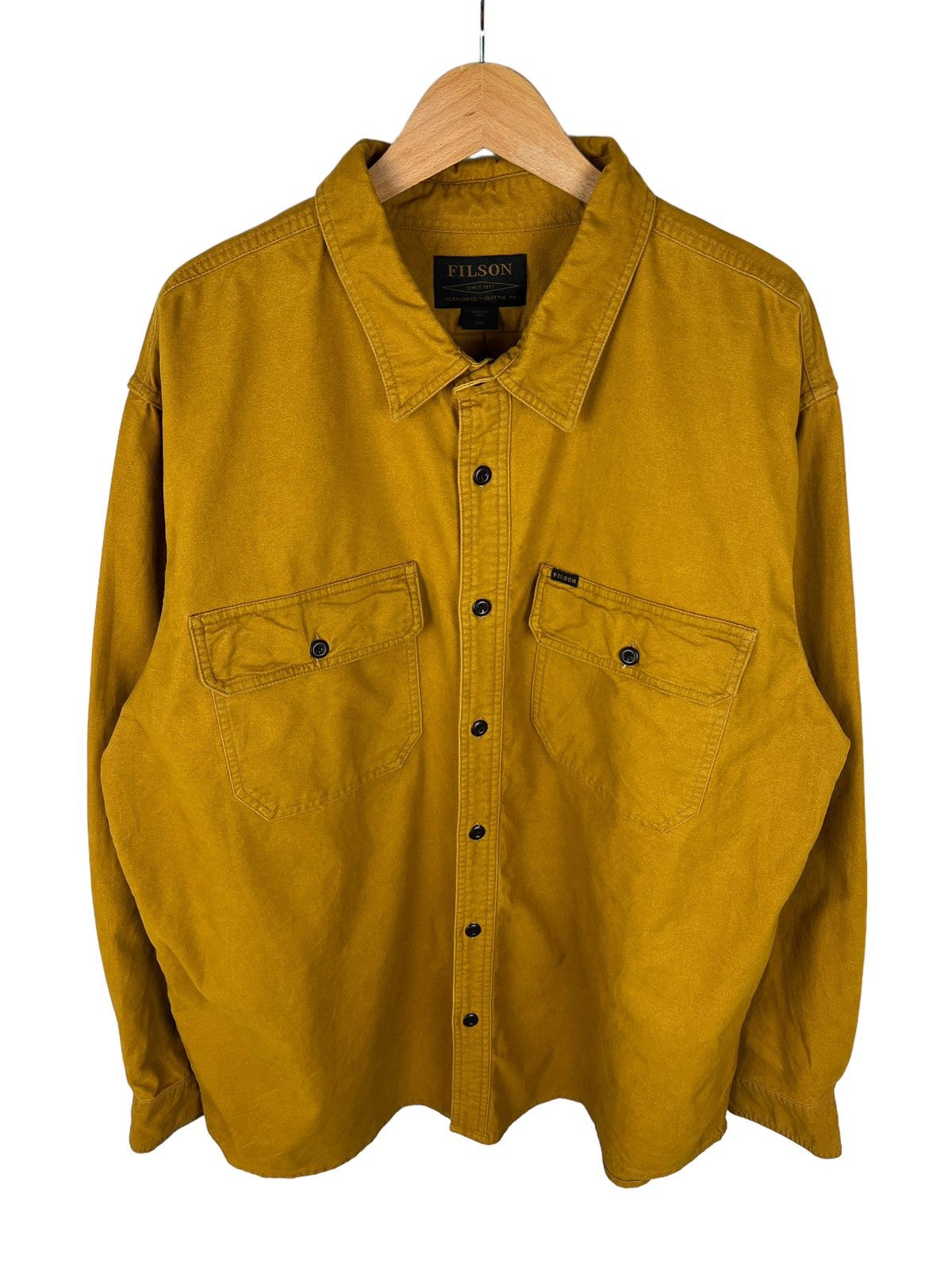 Filson Filson Moleskin Button Up Shirt Size US XXL / EU 58 / 5 - 6 Thumbnail