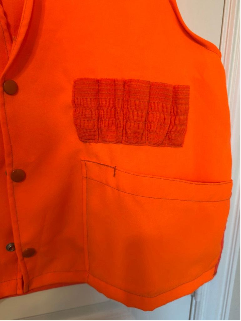 The Unbranded Brand Vintage Men’s Orange Hunting Vest-L Size US L / EU 52-54 / 3 - 3 Thumbnail
