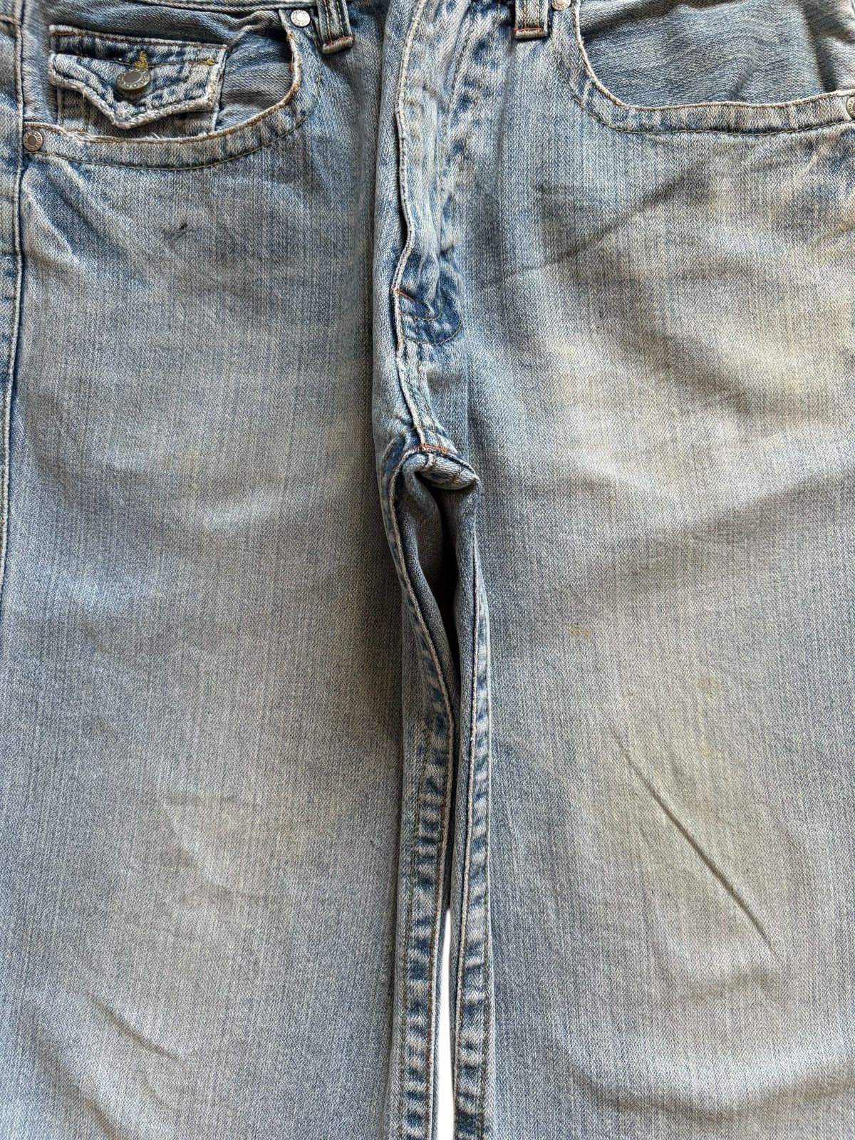 Dogtown × JNCO × Japanese Brand Vintage Zippo Mud Wash Distressed Ripped Baggy Jean Shorts Size US 31 - 7 Thumbnail