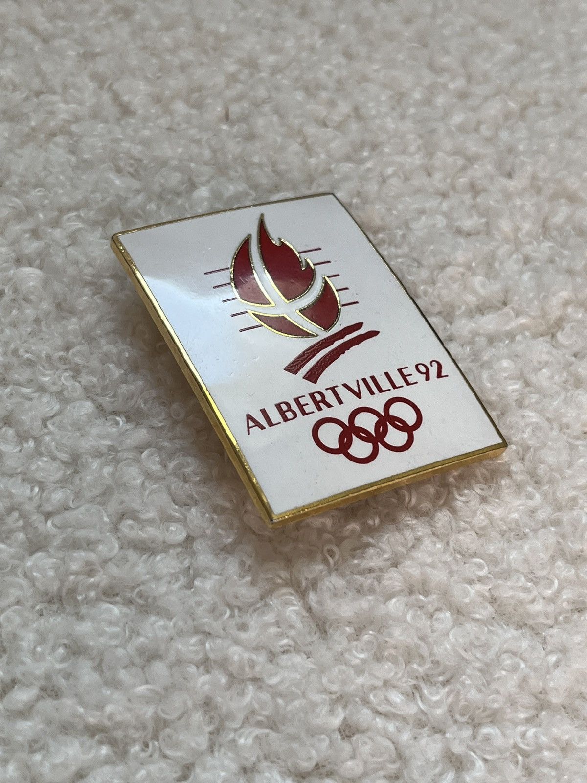 USA Olympics × Vintage Heavy vintage double pin Albertville 92 Size ONE SIZE - 2 Thumbnail