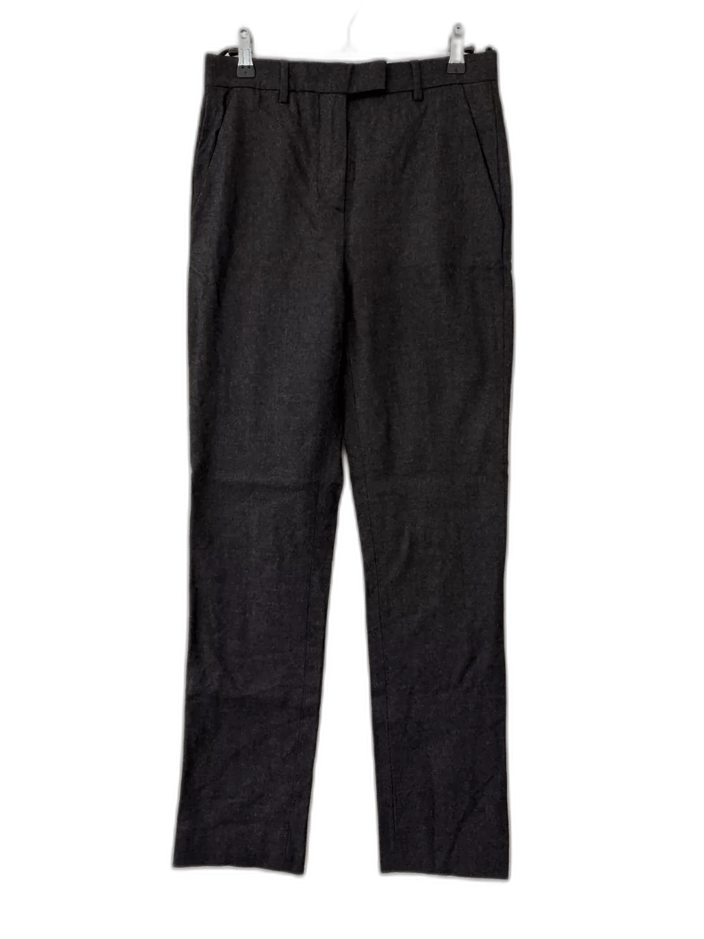 Prada Miu Miu Women's Wool Dark Gray Trousers -2505 Size 37" - 1 Thumbnail
