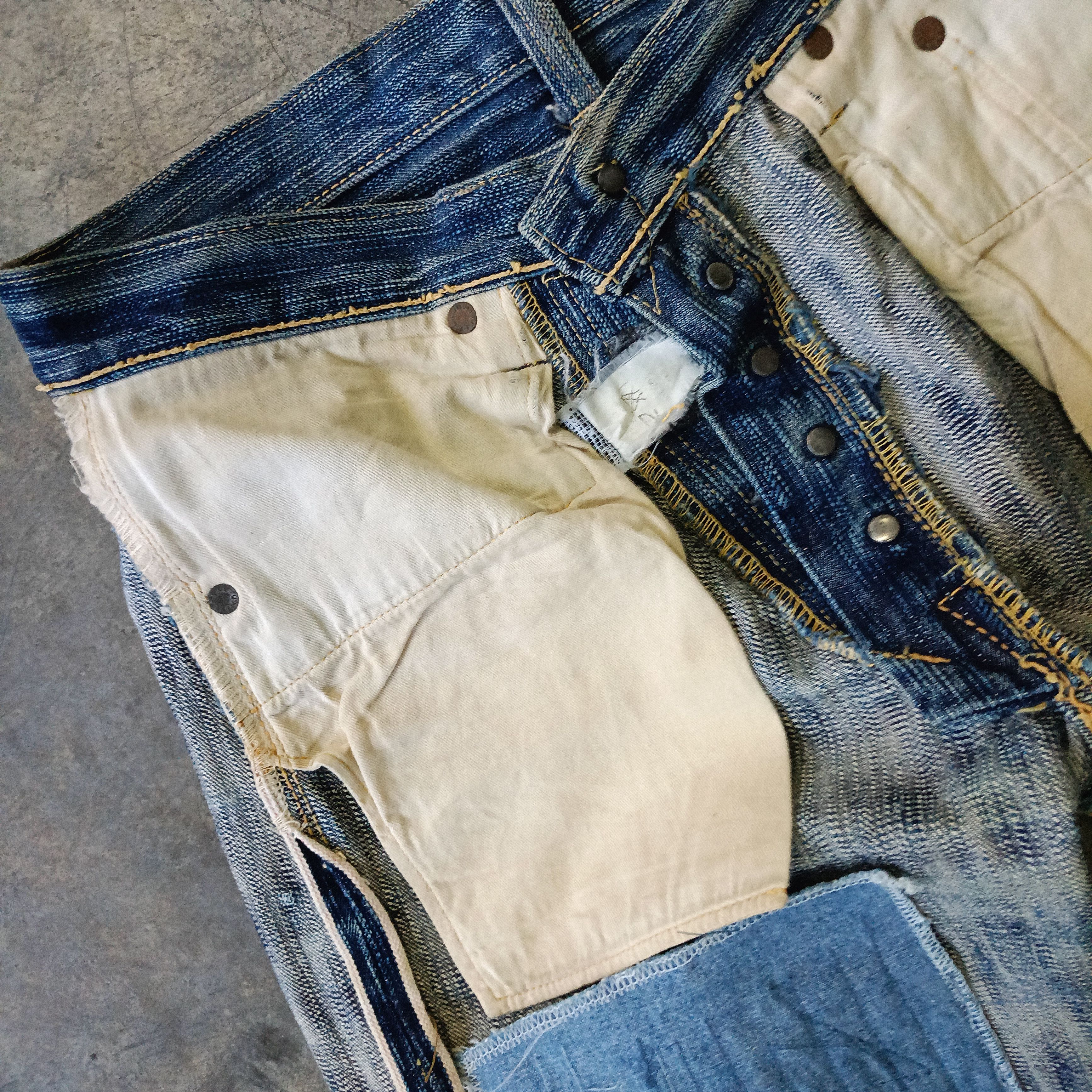 Eternal Eternal Distressed Denim Japanese Brand Size US 31 - 20 Thumbnail