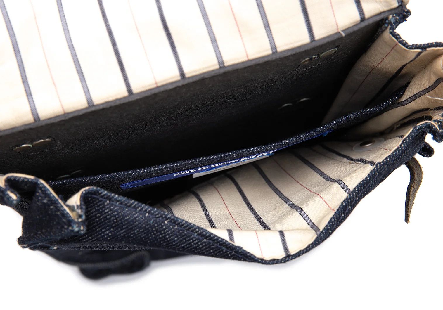 Junya Watanabe Indigo Mini Shoulder Bag with Numbering Denim Design Size ONE SIZE - 16 Thumbnail