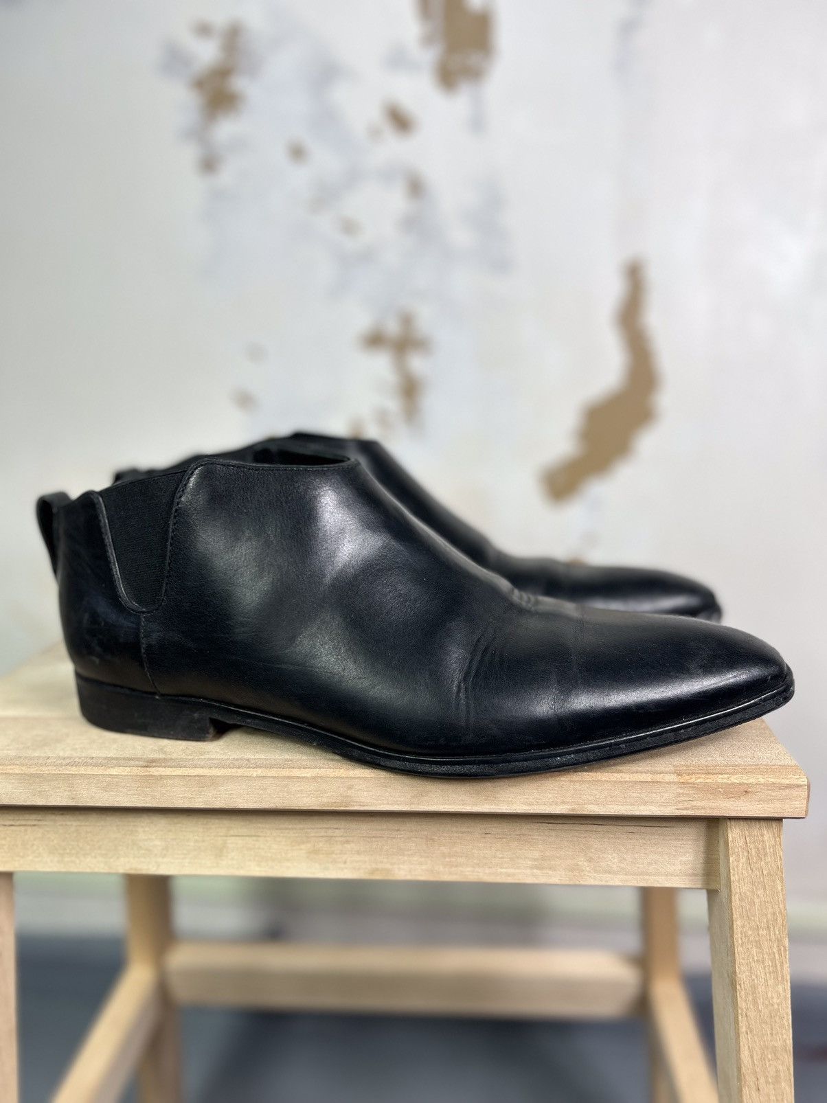 Z Zegna zegna boot leather shoes Size US 9 / EU 42 - 1 Thumbnail
