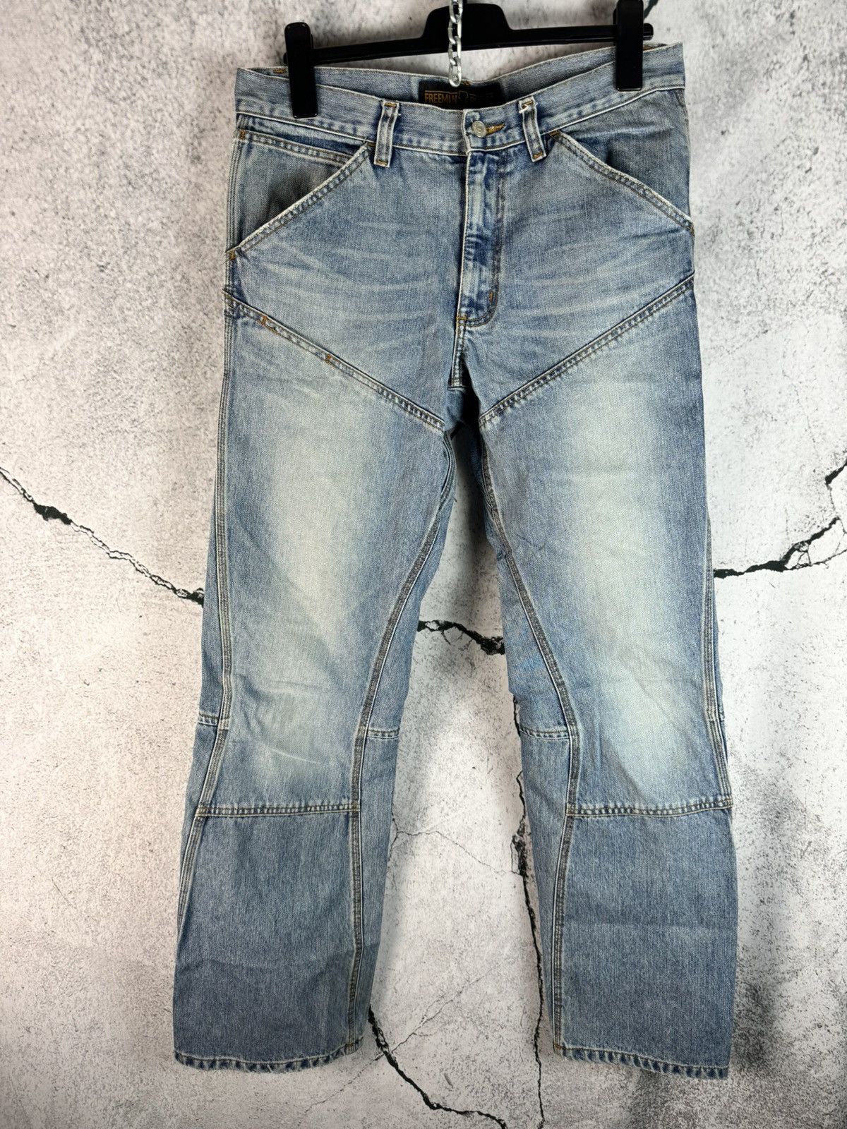 Freeman T. Porter Vintage Freeman Porter Japanese Velvet/Denim Pants Size US 33 - 1 Thumbnail