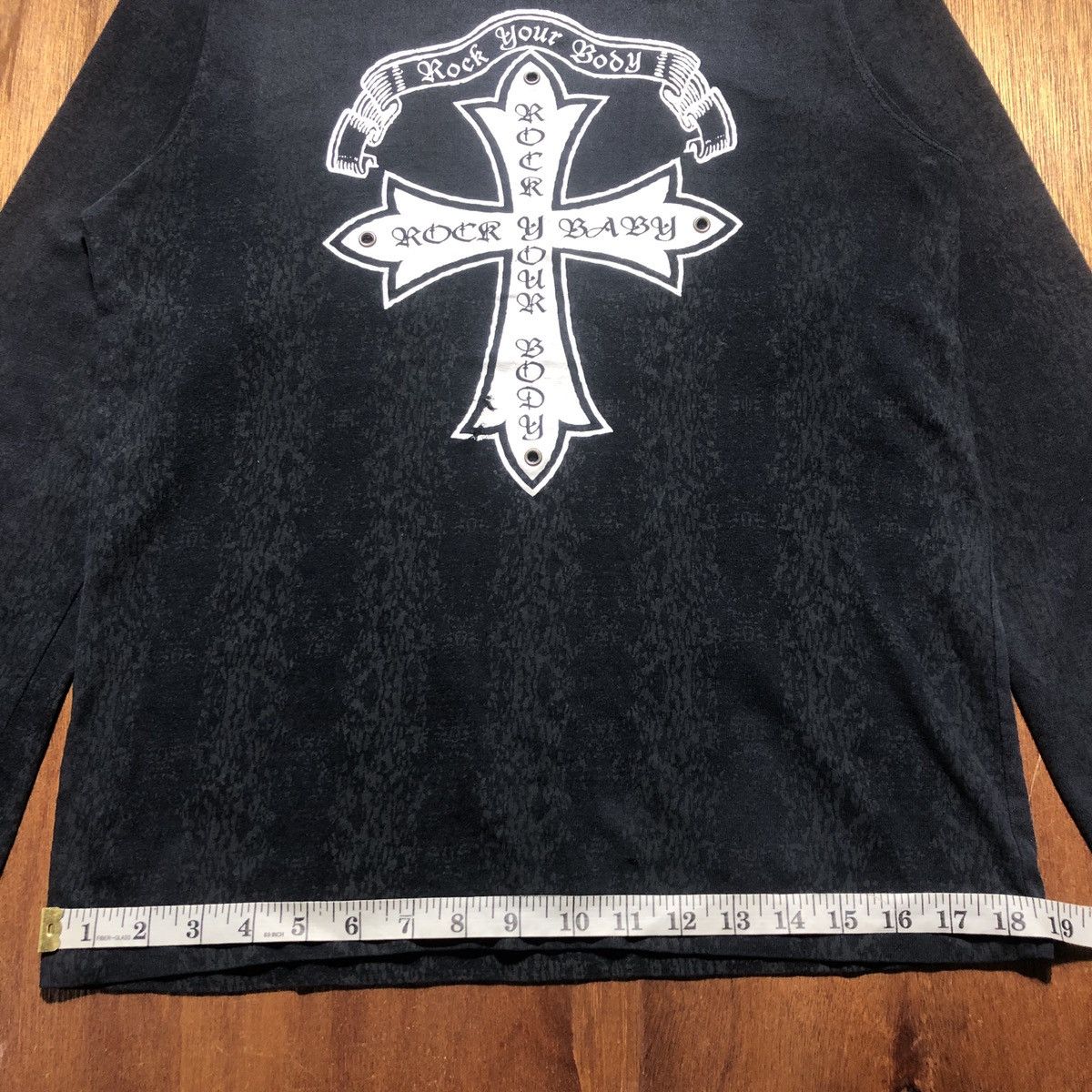 Japanese Brand × Seditionaries × Vintage Spinash Cross Logo Long Sleeve Tee Size US M / EU 48-50 / 2 - 18 Thumbnail