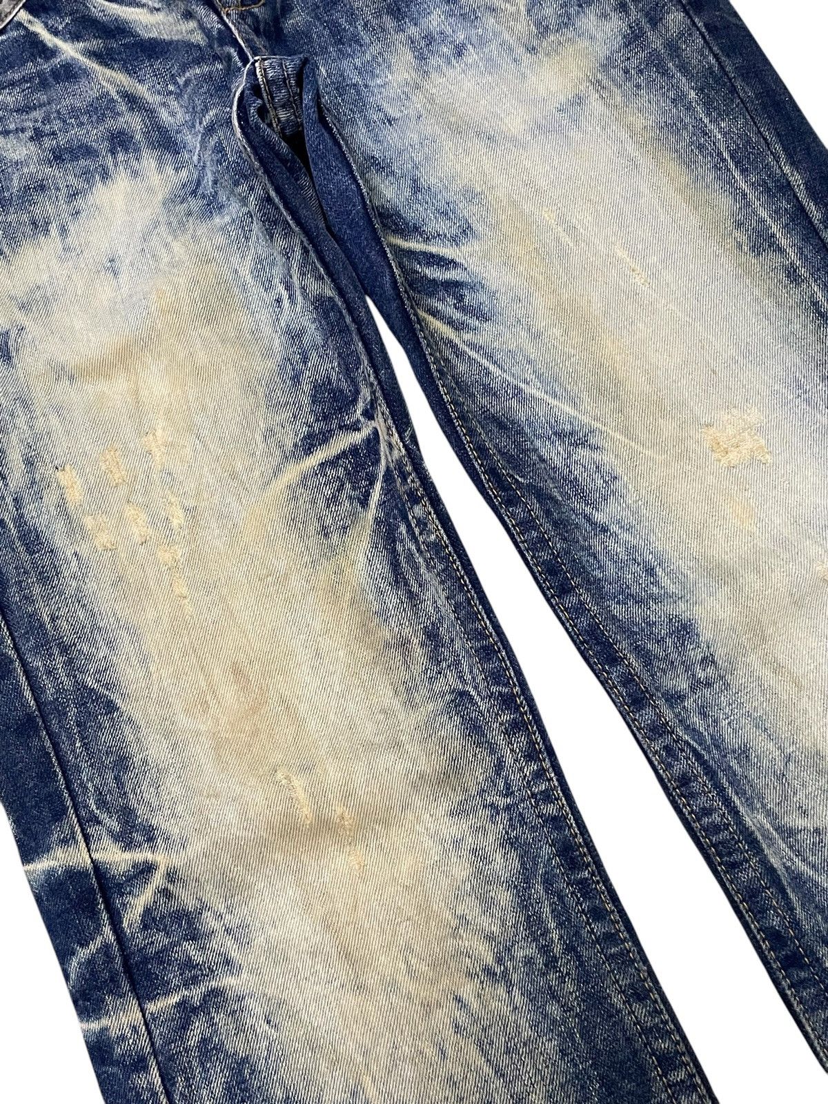 If Six Was Nine × LOWBOX × Le Grande Bleu (L.G.B.) Red Papper Japan Feather Wings Embellish Shatter Glass Jeans Size US 30 / EU 46 - 9 Thumbnail