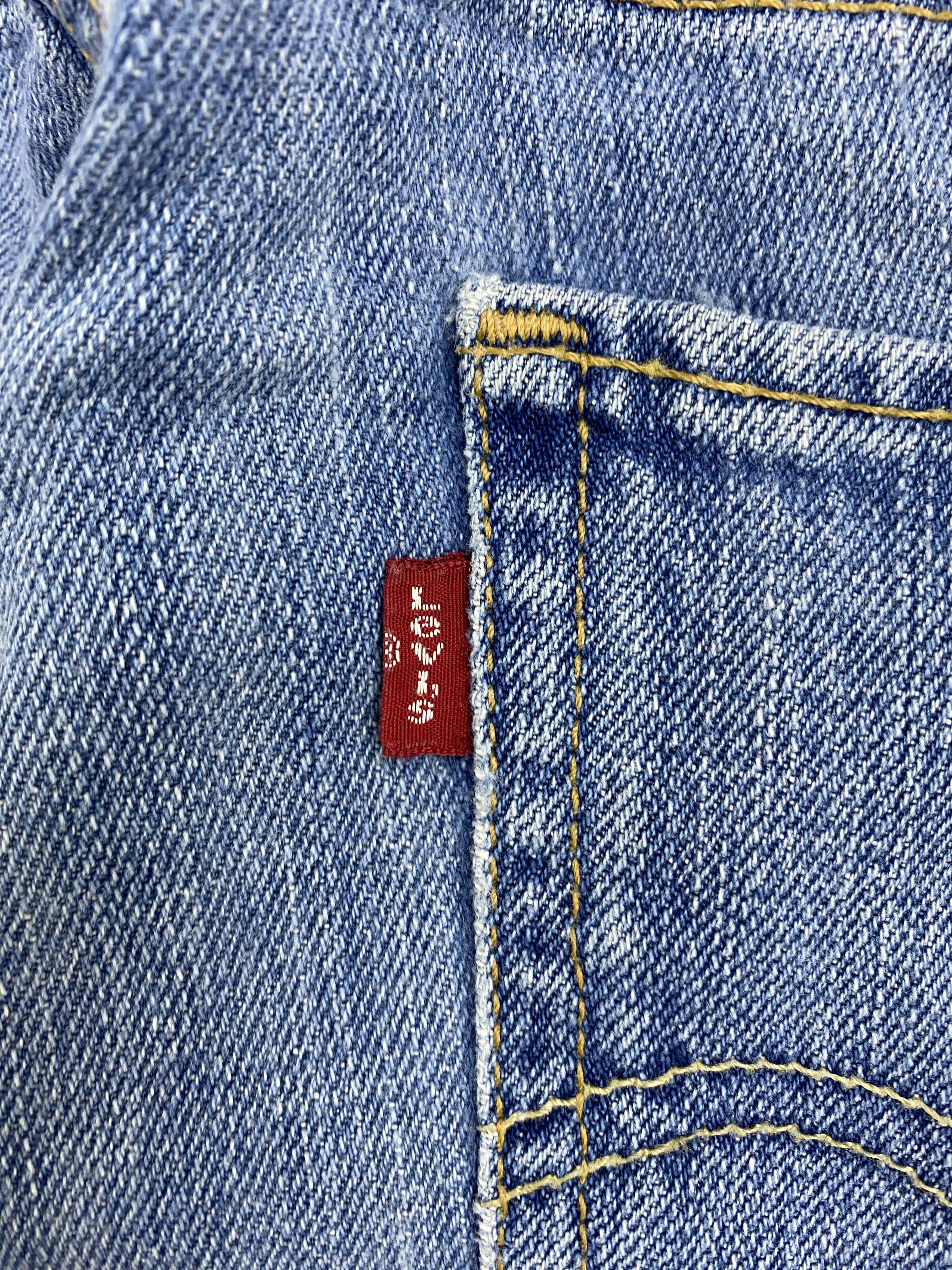 Levi's × Vintage Vintage Levis 511 Slim Fit Denim Jeans Size US 32 / EU 48 - 6 Thumbnail