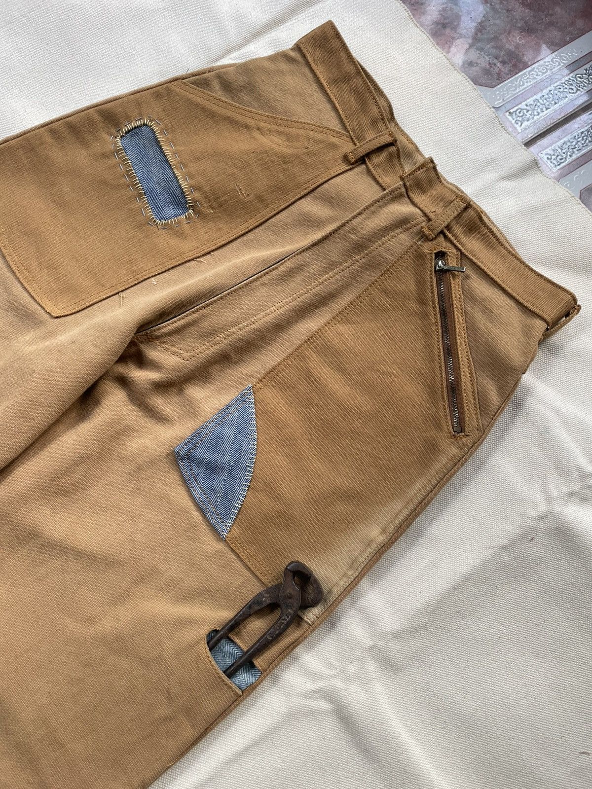 Designer × Handmade Canvas paint Size 27" / US 4 / IT 40 - 4 Thumbnail
