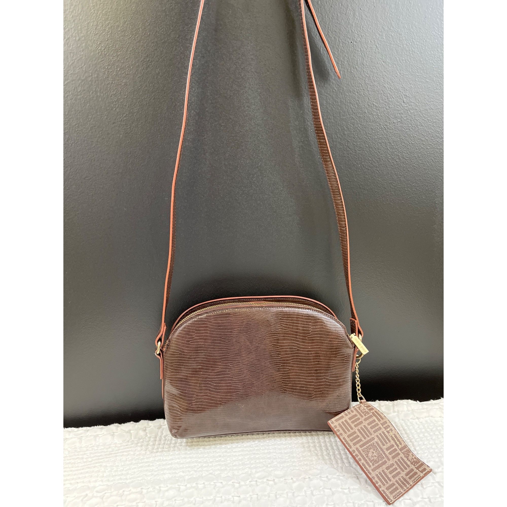 Anne Klein Anne Klein Women's Brown Purse/Crossbody W/ Card Holder SKU Size ONE SIZE - 3 Thumbnail