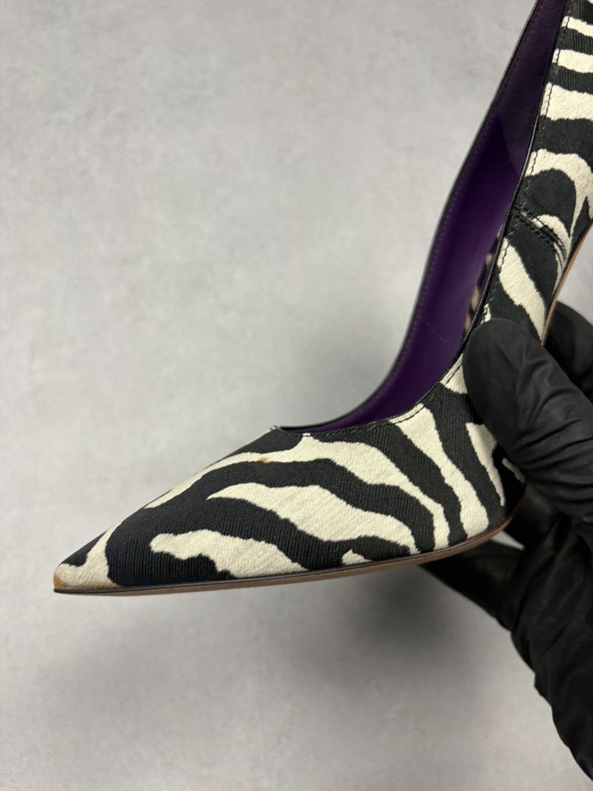Dsquared2 Dsquared2 Zebra Print Pointed Toe Heels Pumps EU38 Archival Size US 8 / IT 38 - 9 Thumbnail